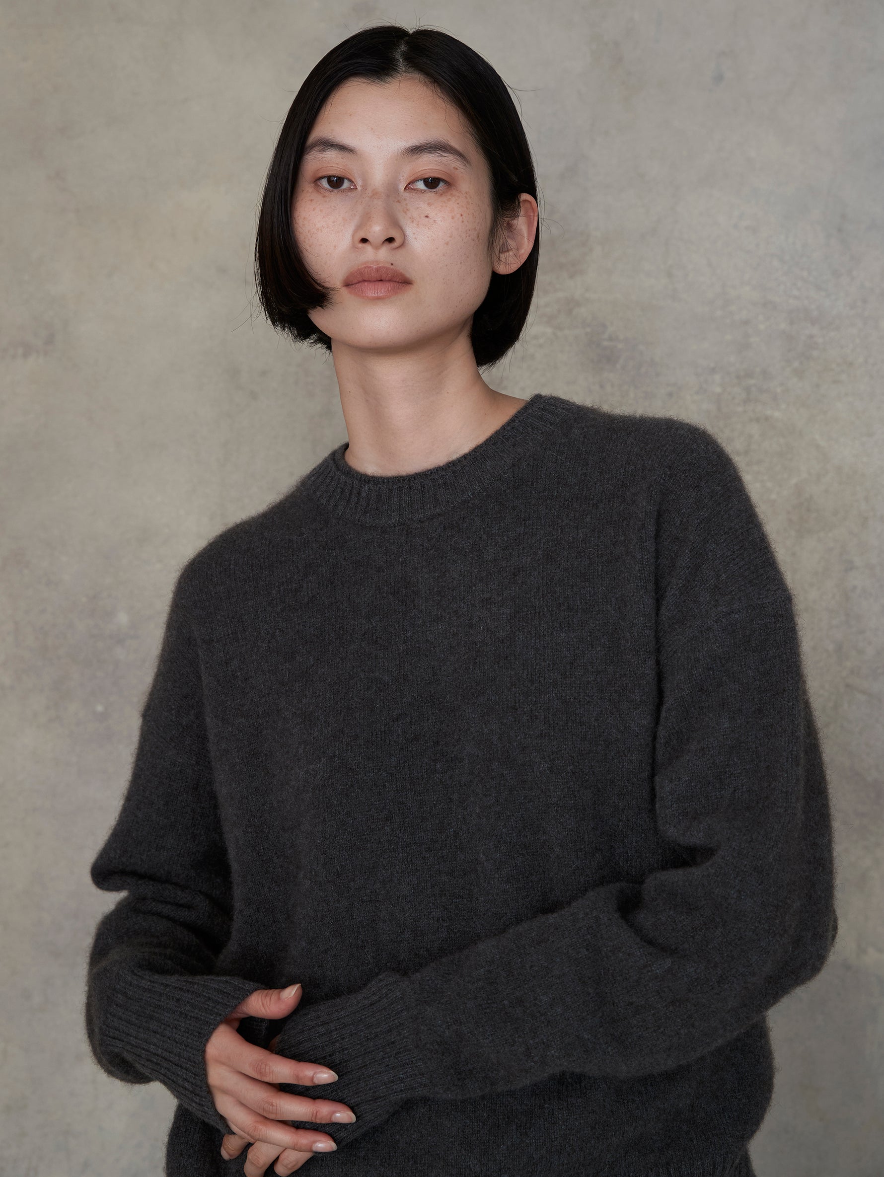 ヤククルーネックプルオーバー/TBEA-502