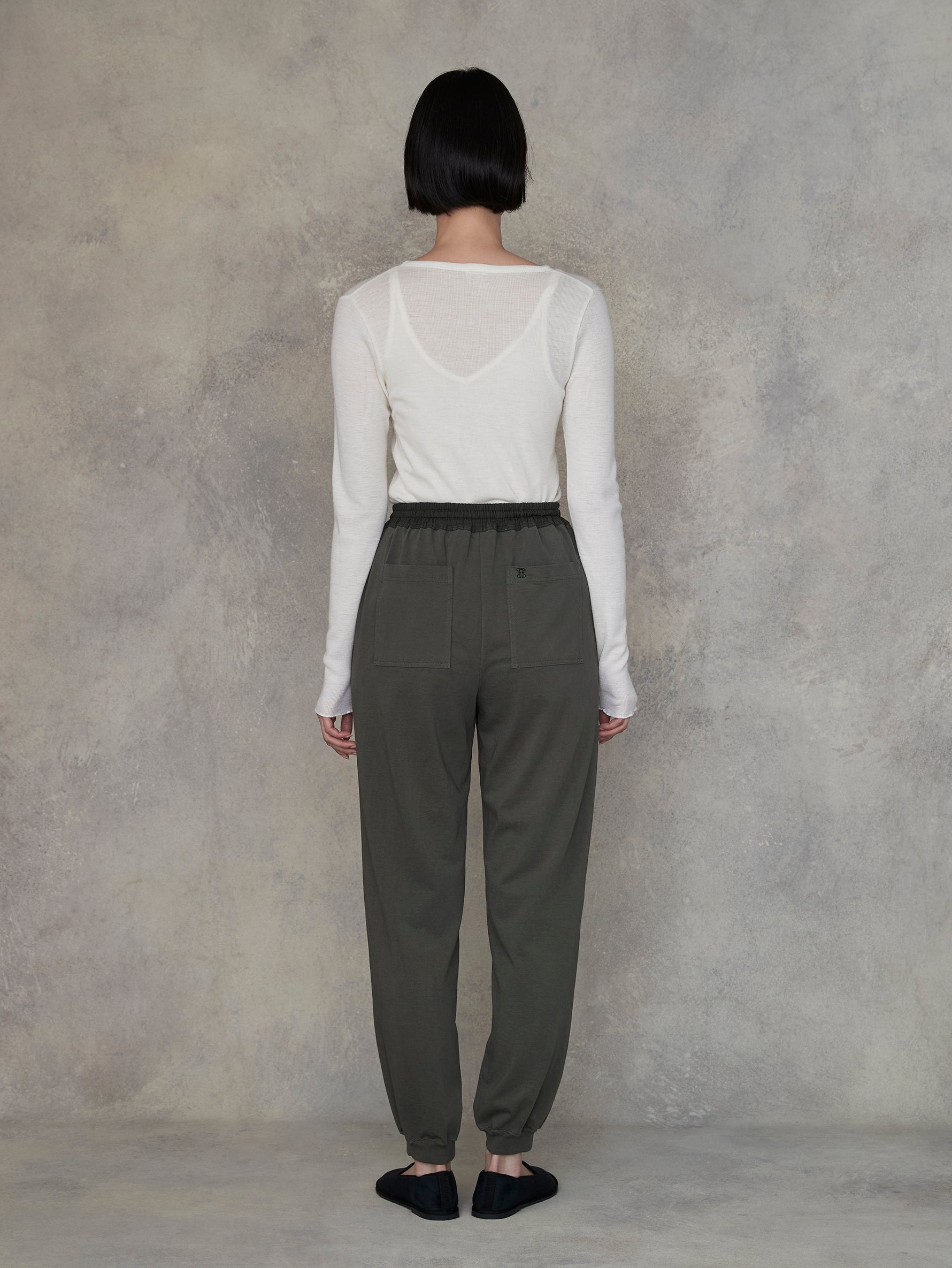 ウールシルククルーネックプルオーバー/TBEA-292