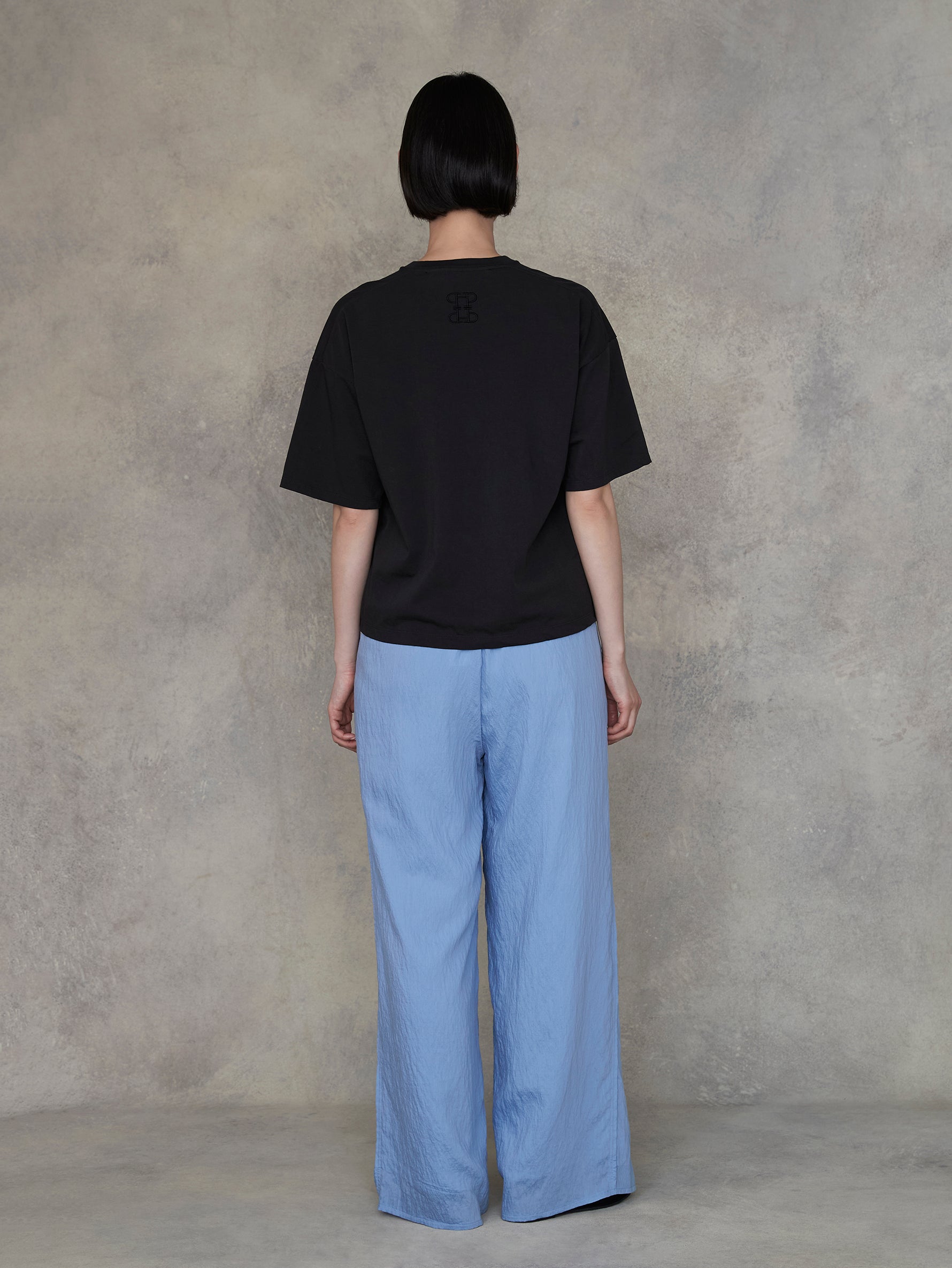 エンブロイダリースクエアTシャツ/TBEA-281