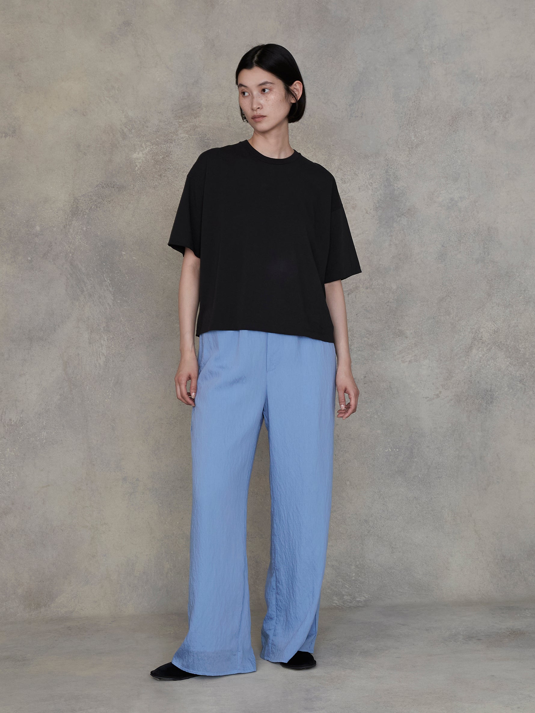 エンブロイダリースクエアTシャツ/TBEA-281