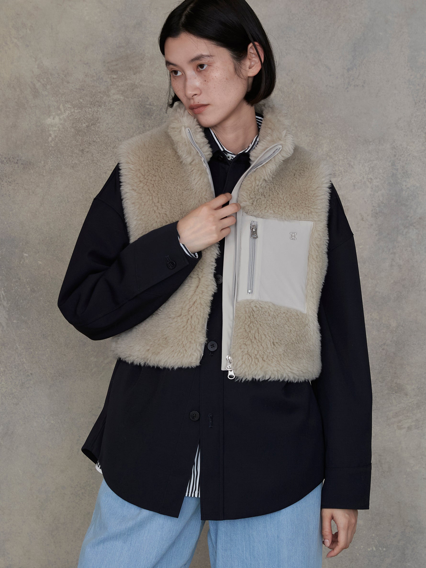 ウールファーベスト/TBEA-081