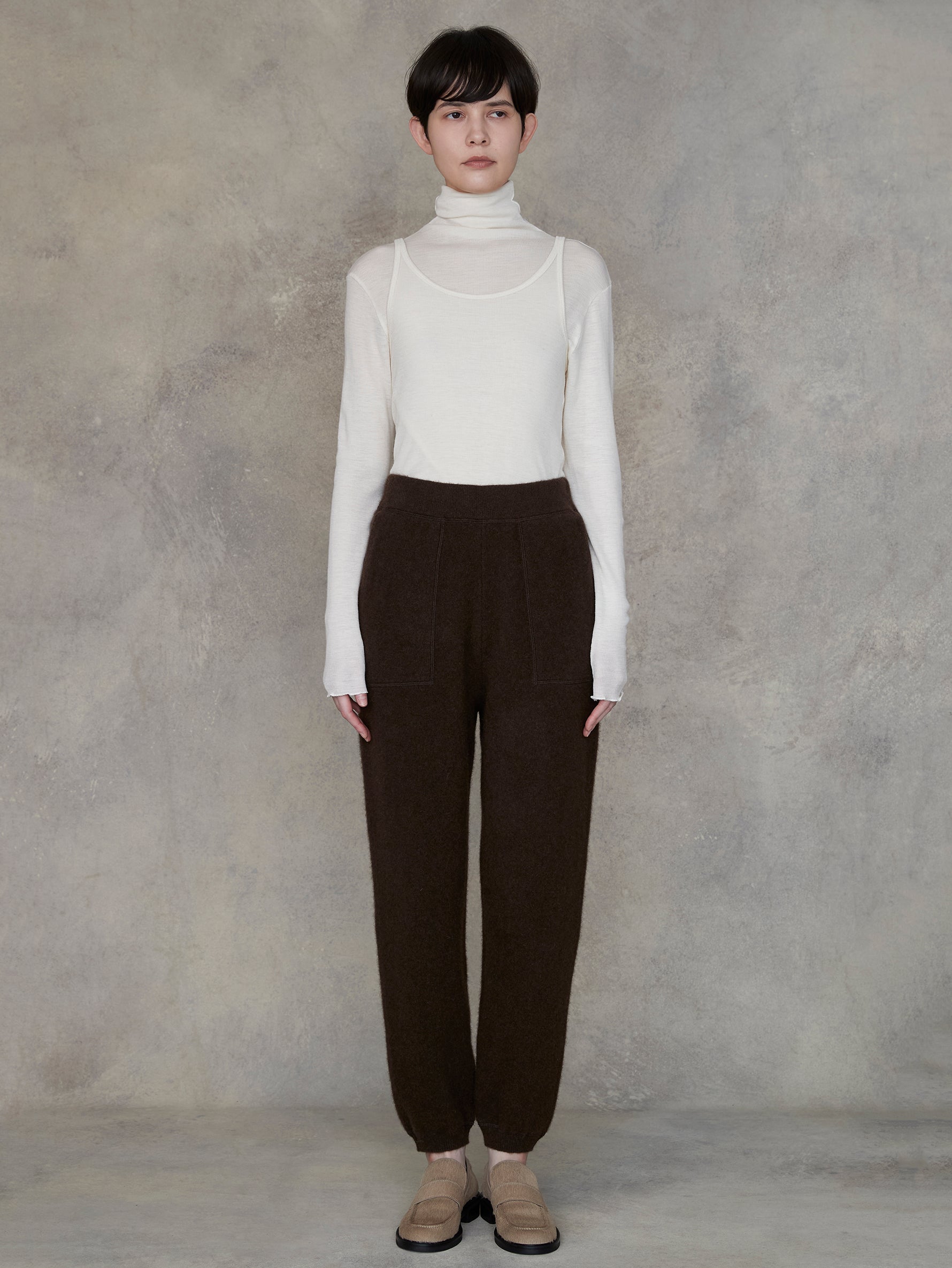 ウールシルク2wayタンクトップ/TBEA-291