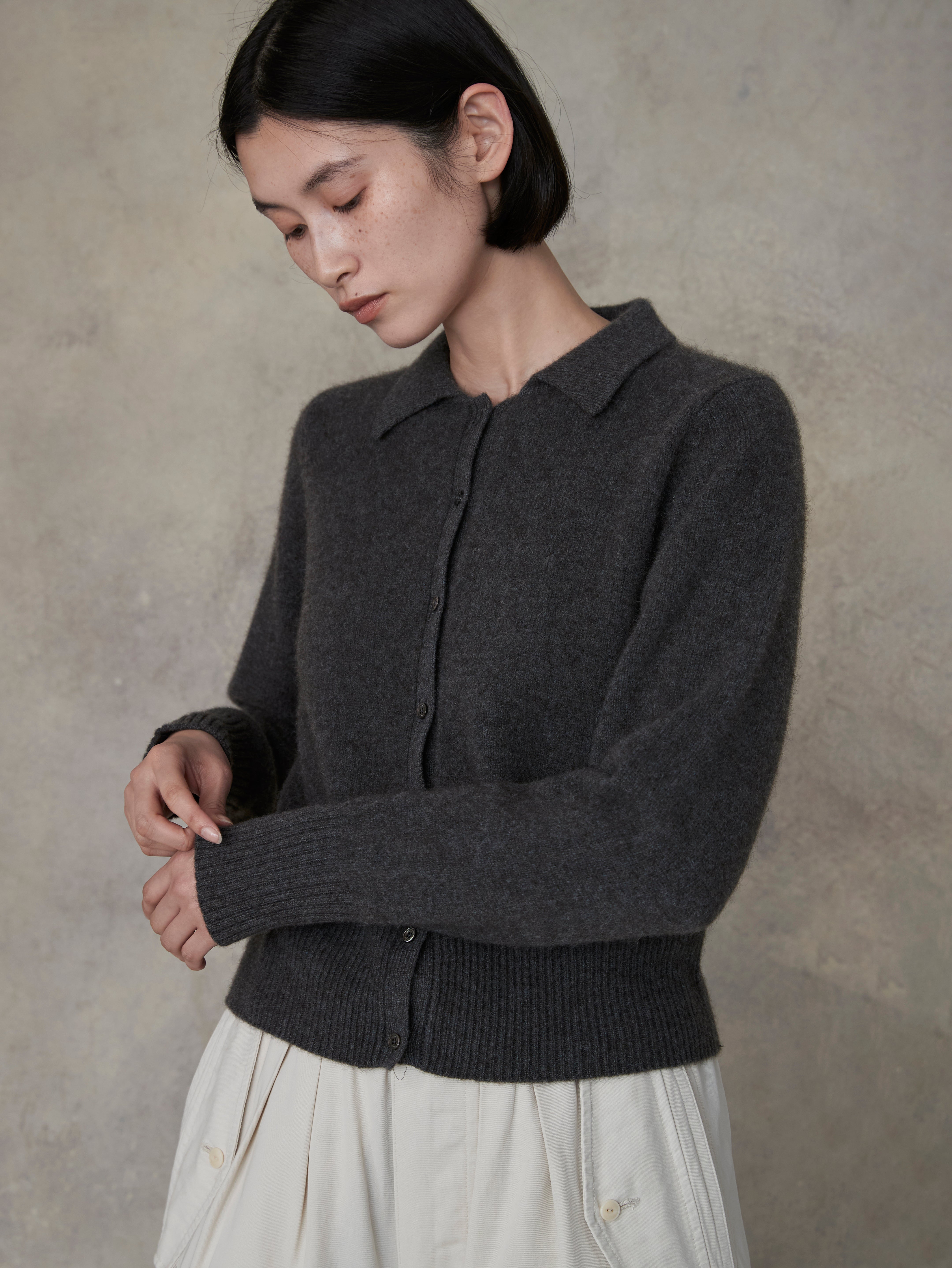 ヤクポロカーディガン/TBEA-504