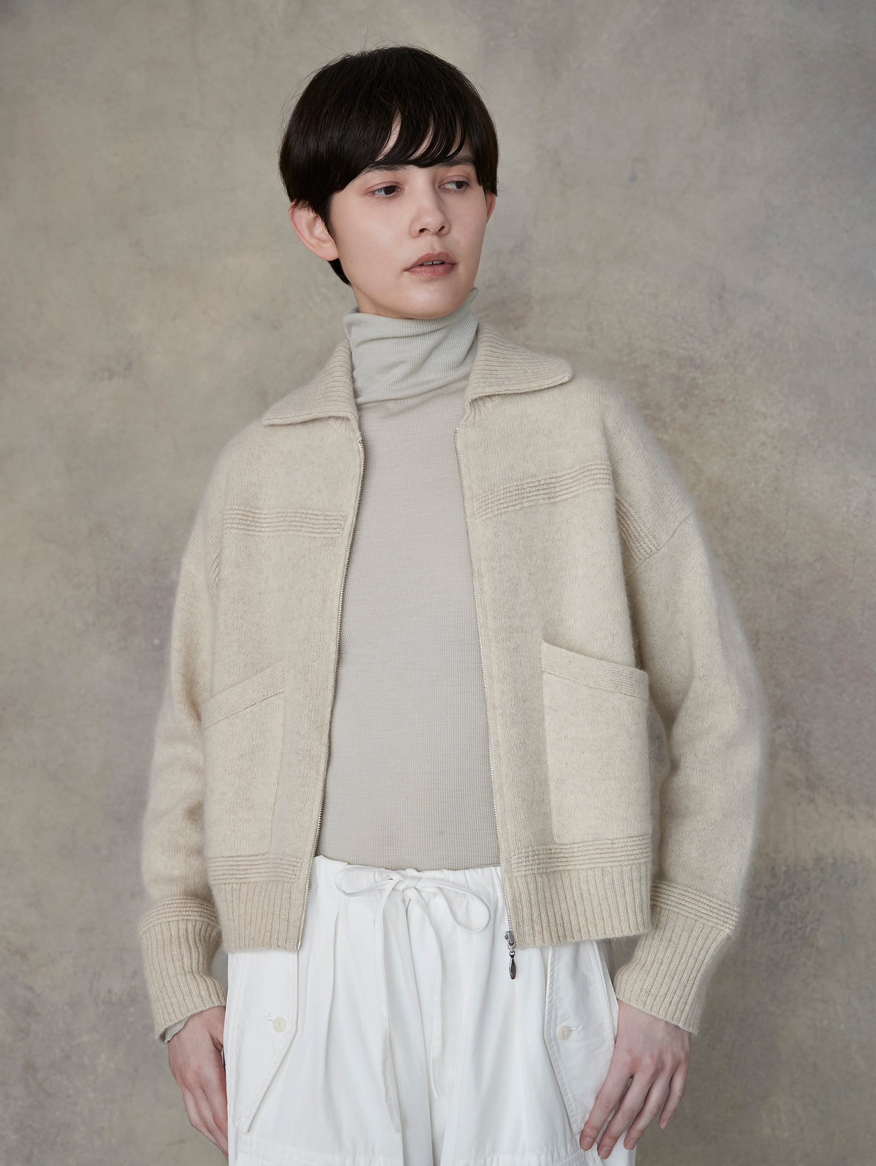 ヤクニットフライトジャケット/TBEA-505