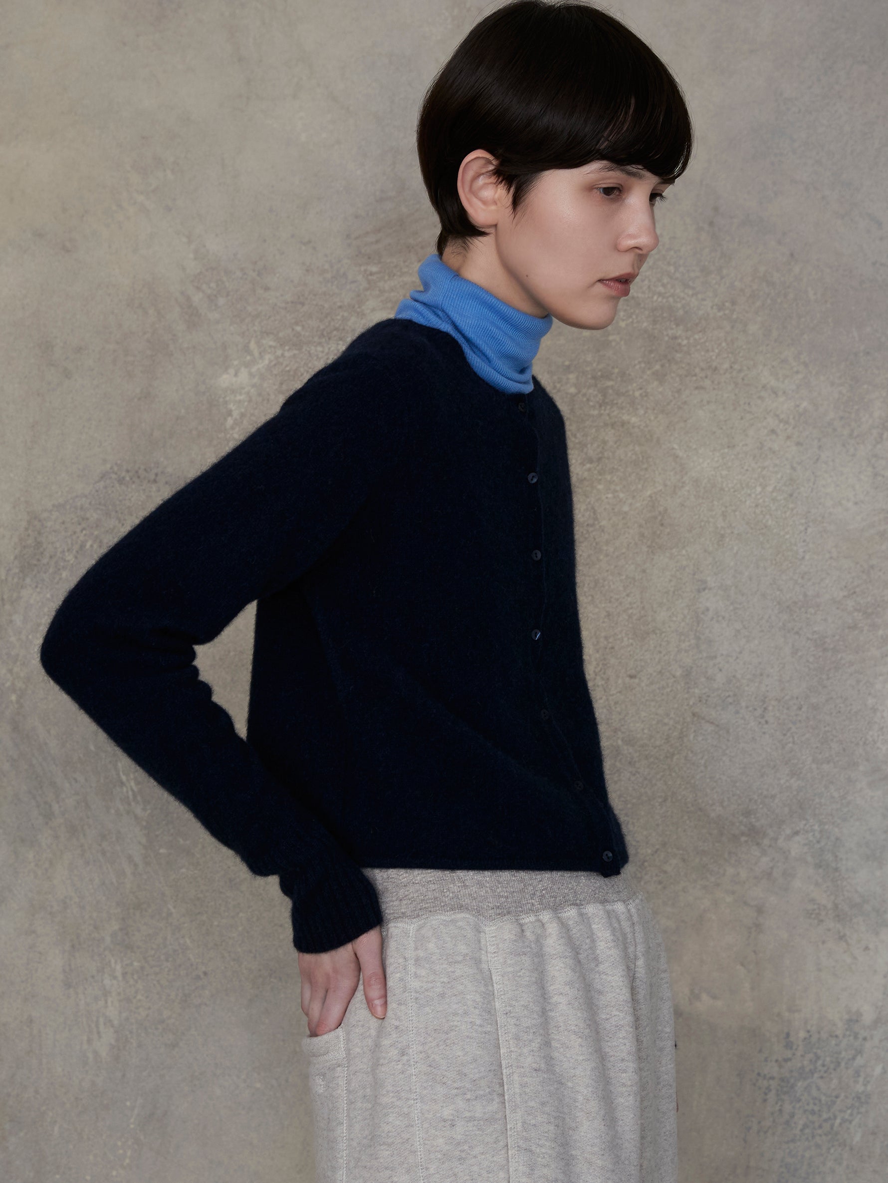 ヤククルーカーディガン/TBEA-503