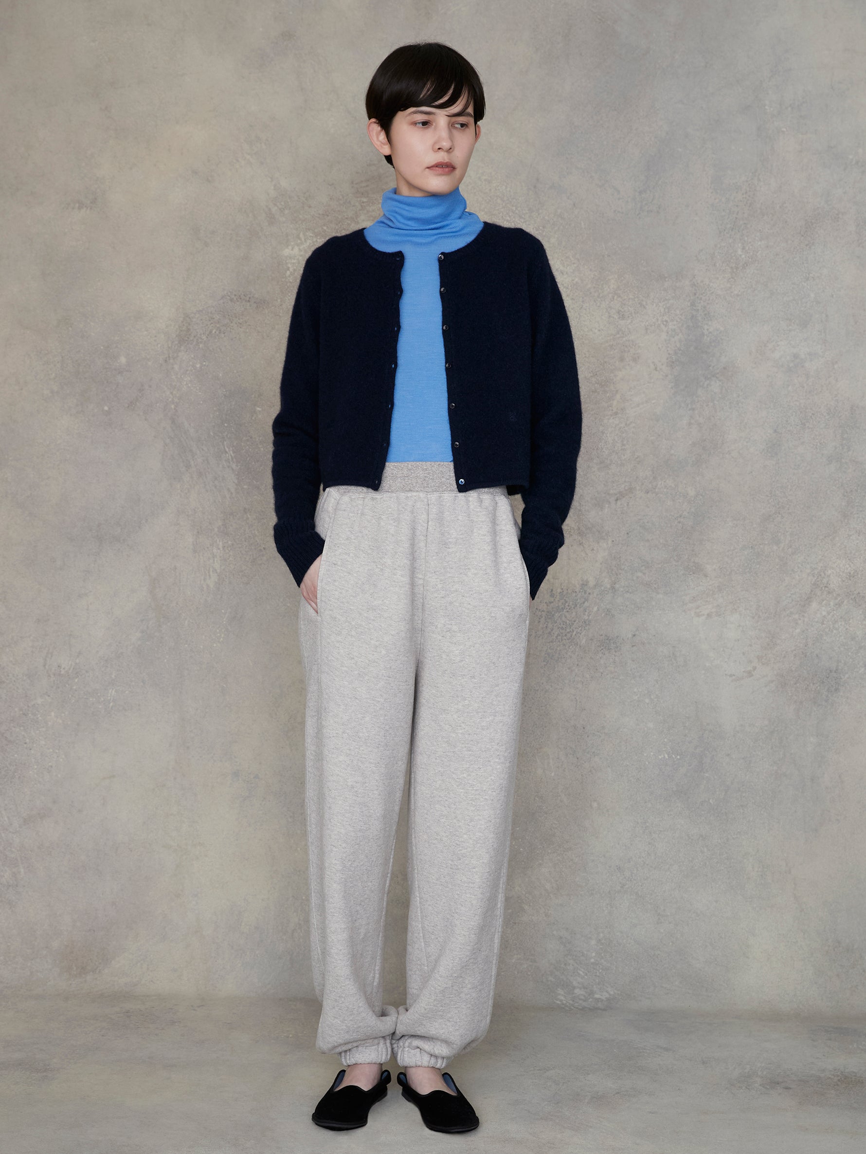 ウールシルクボトルネックプルオーバー/TBEA-293