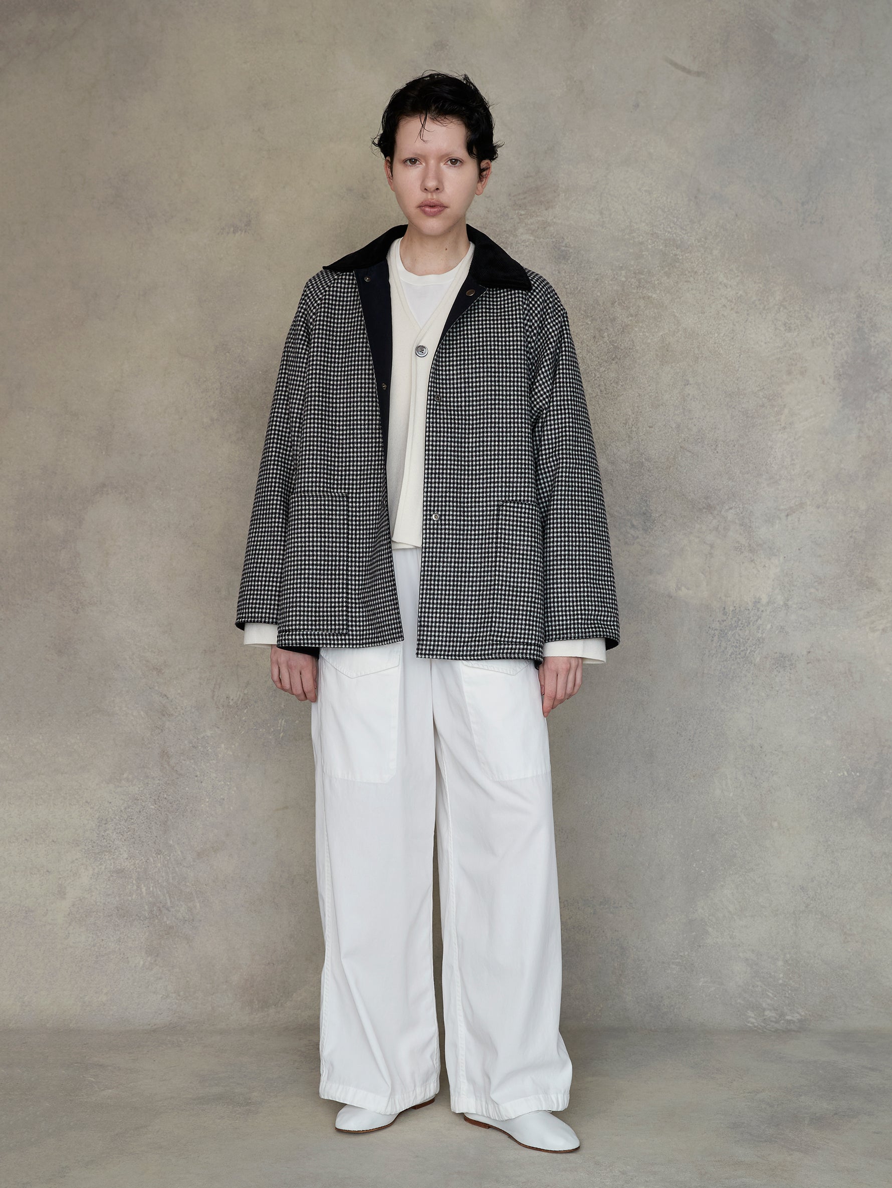 リバーシブルショートコート/TBEA-041