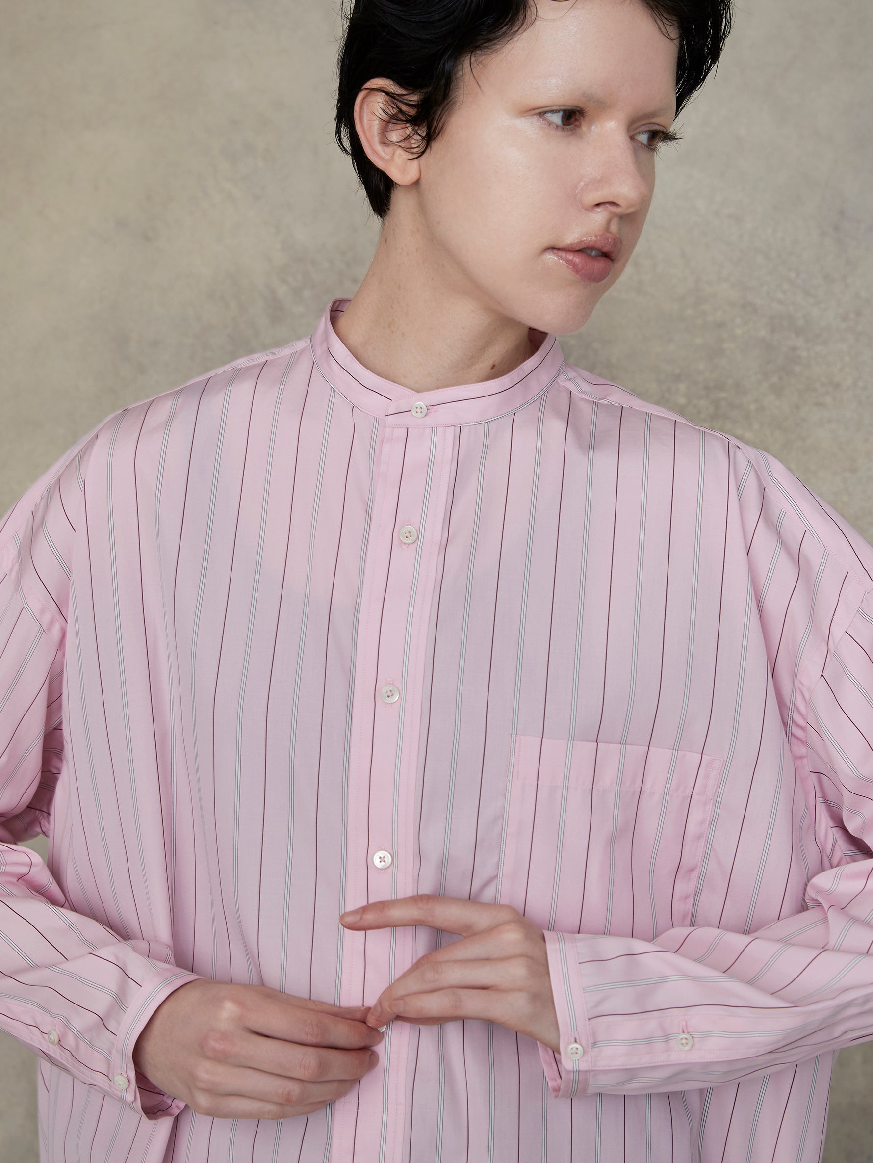 スタンドスクエアシャツuni/TBEA-104