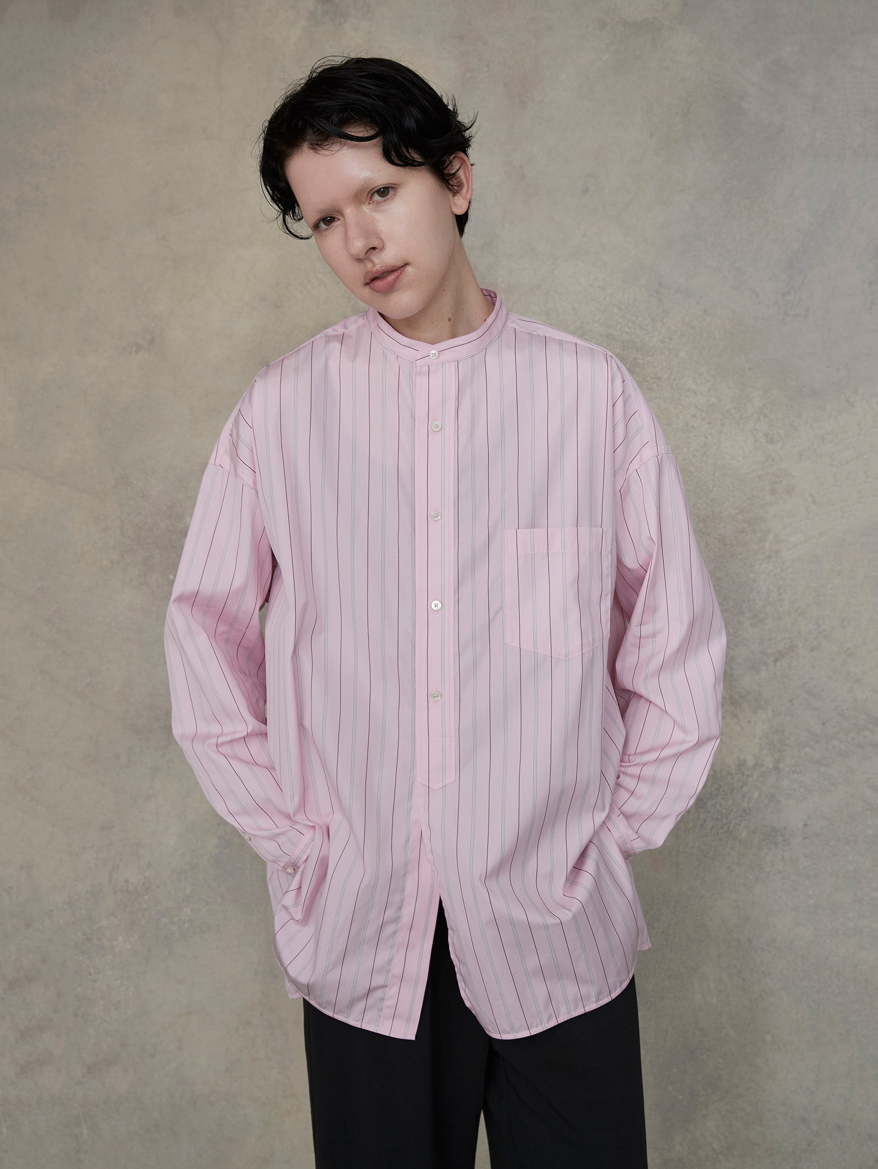 スタンドスクエアシャツuni/TBEA-104