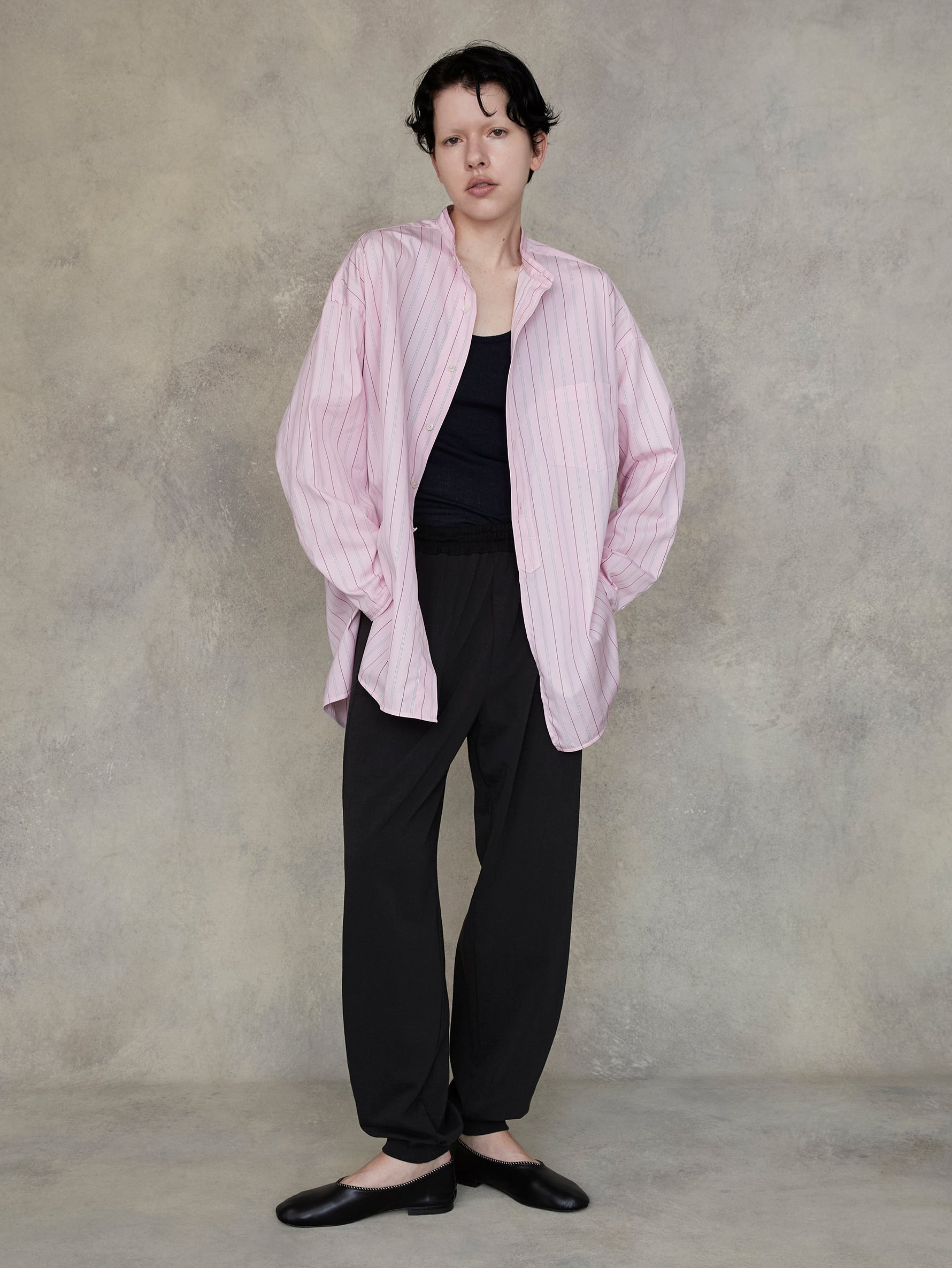 スタンドスクエアシャツuni/TBEA-104