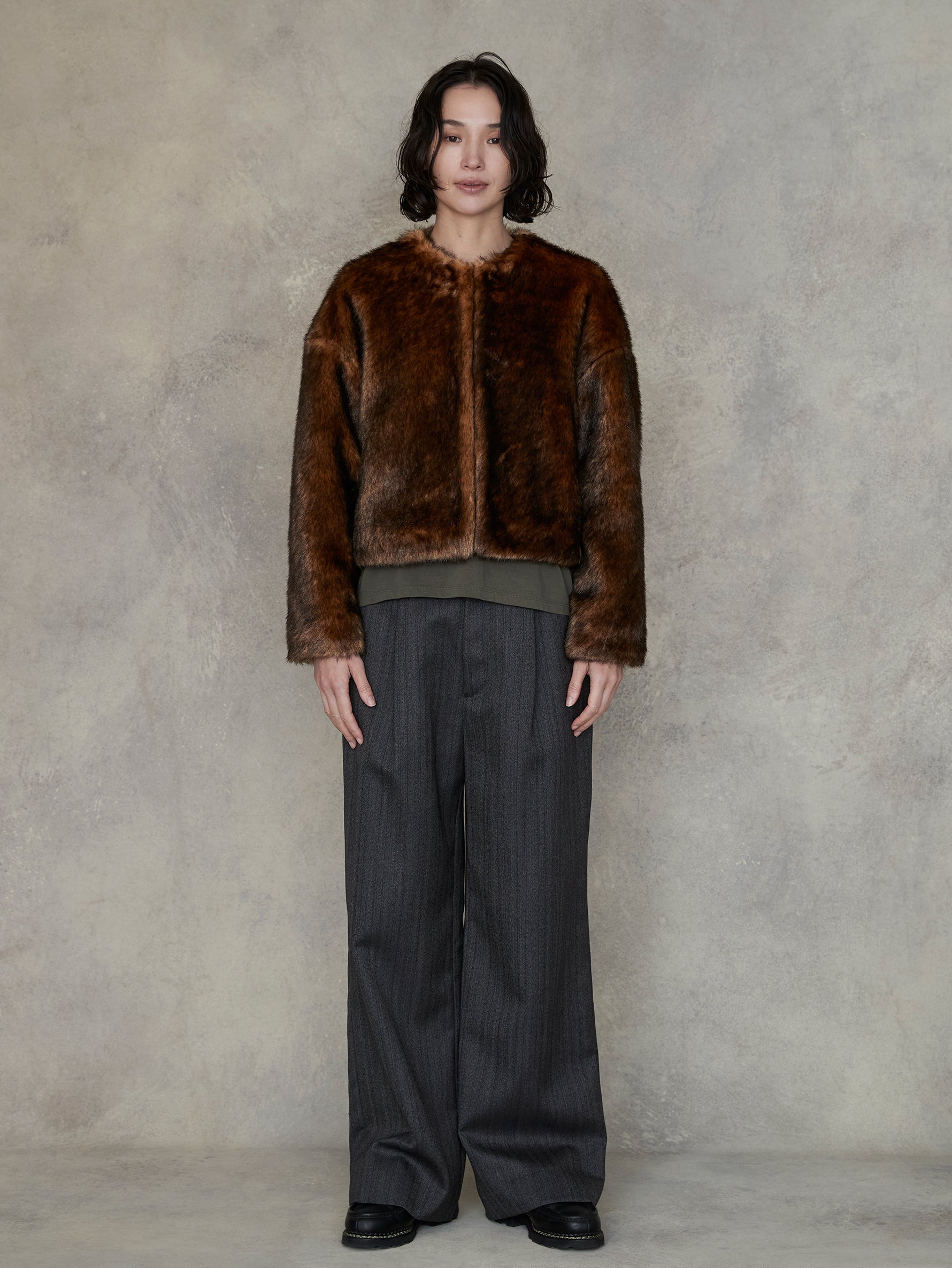 ミンクファーショートコート/TBEA-062