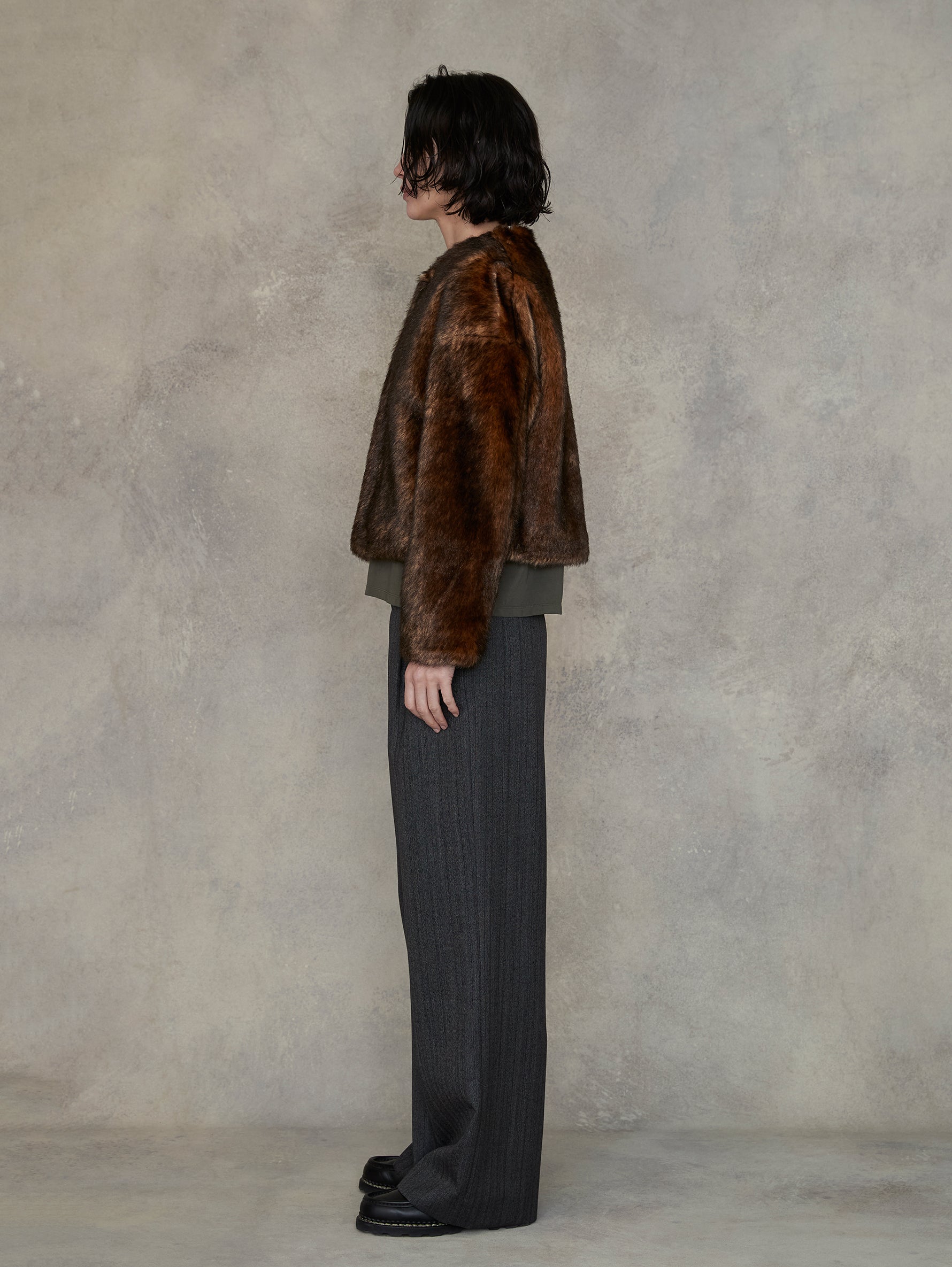 ミンクファーショートコート/TBEA-062