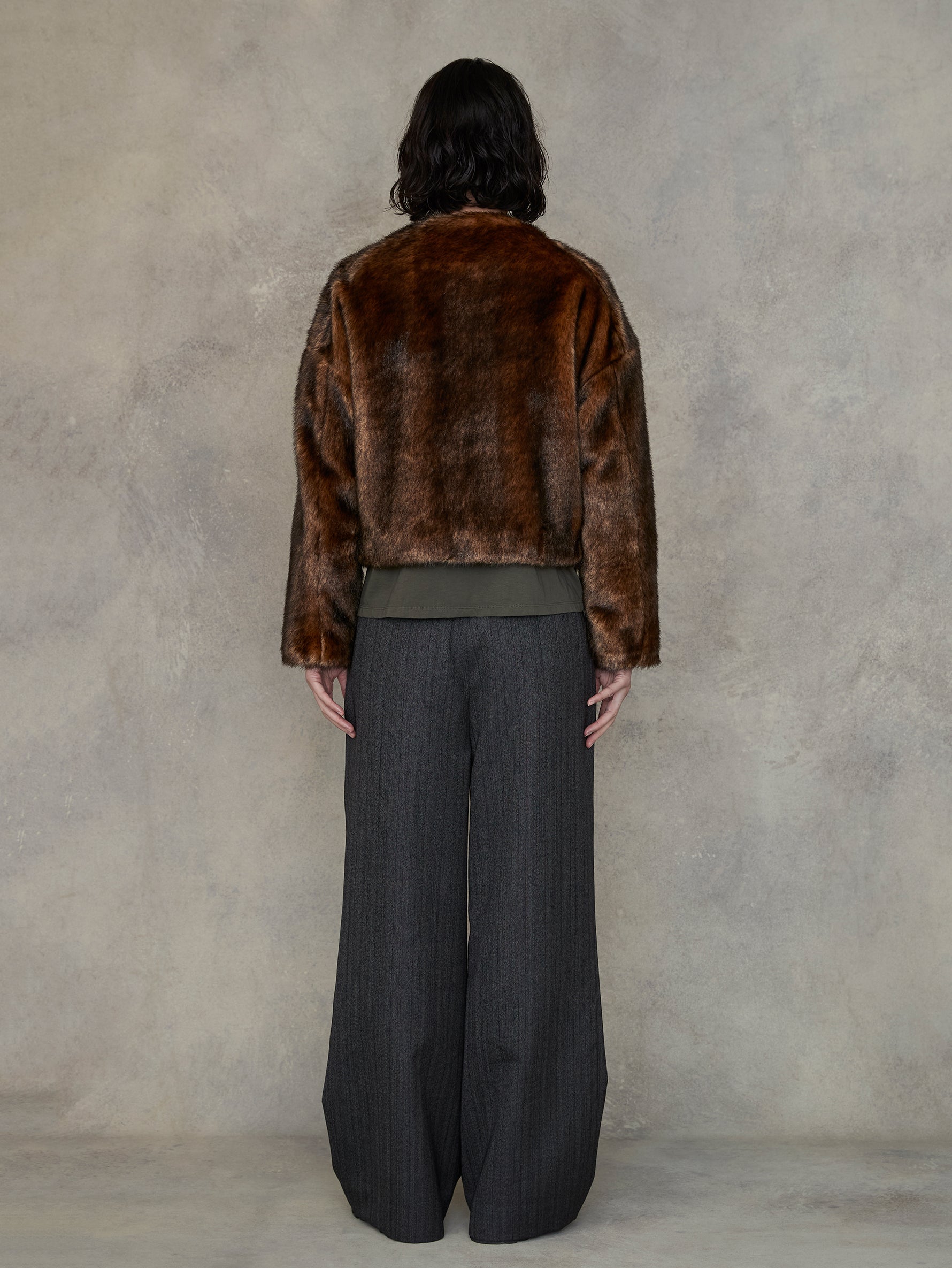 ミンクファーショートコート/TBEA-062