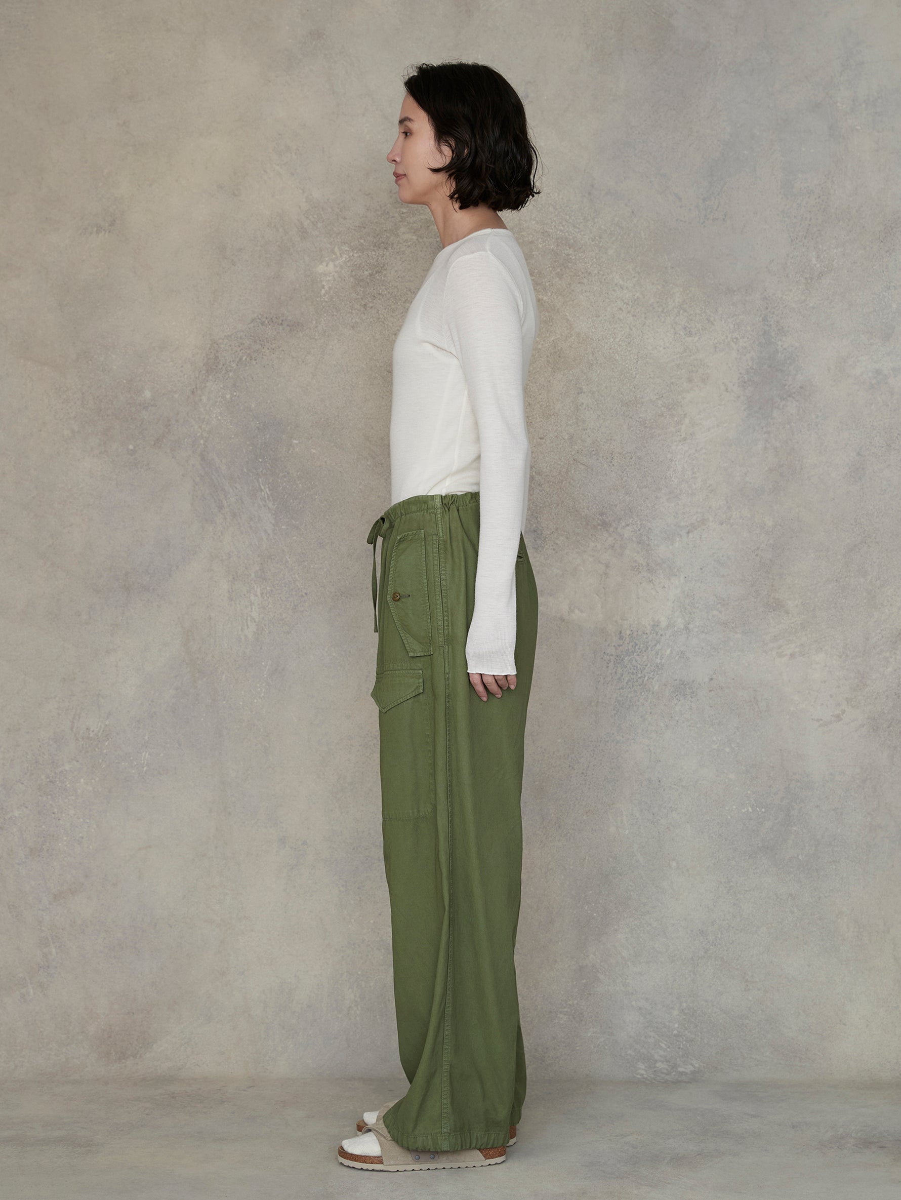 ウールシルククルーネックプルオーバー/TBEA-292