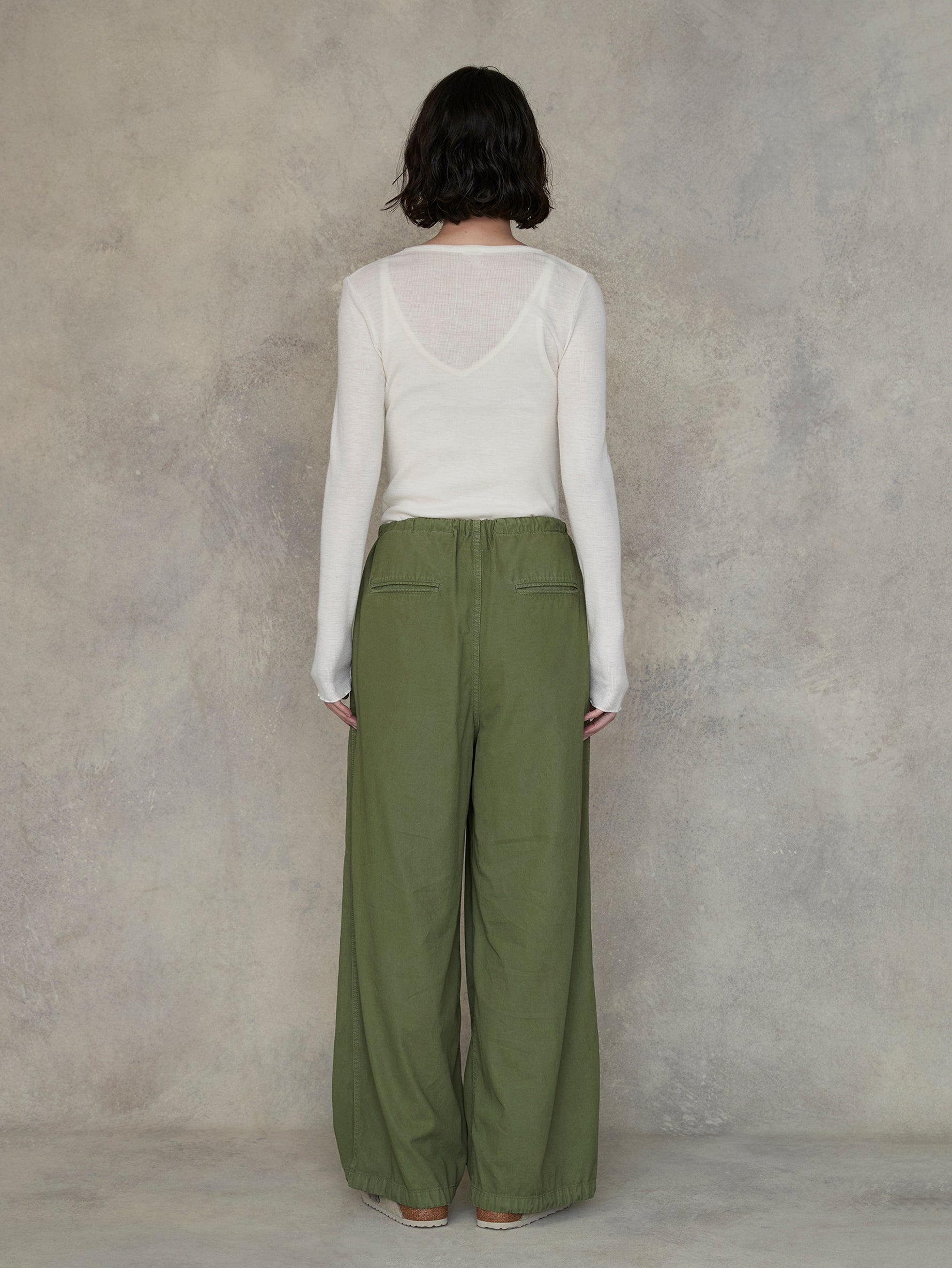 ウールシルククルーネックプルオーバー/TBEA-292