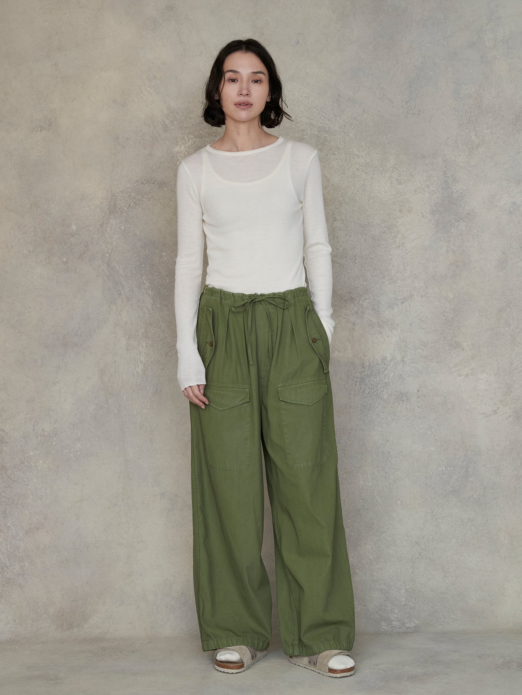 ウールシルク2wayタンクトップ/TBEA-291