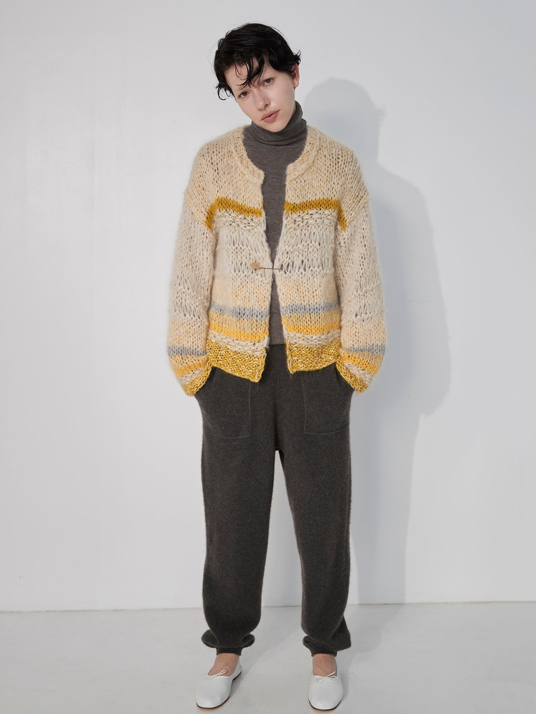 ハンドニットカーディガン/TBEA-512