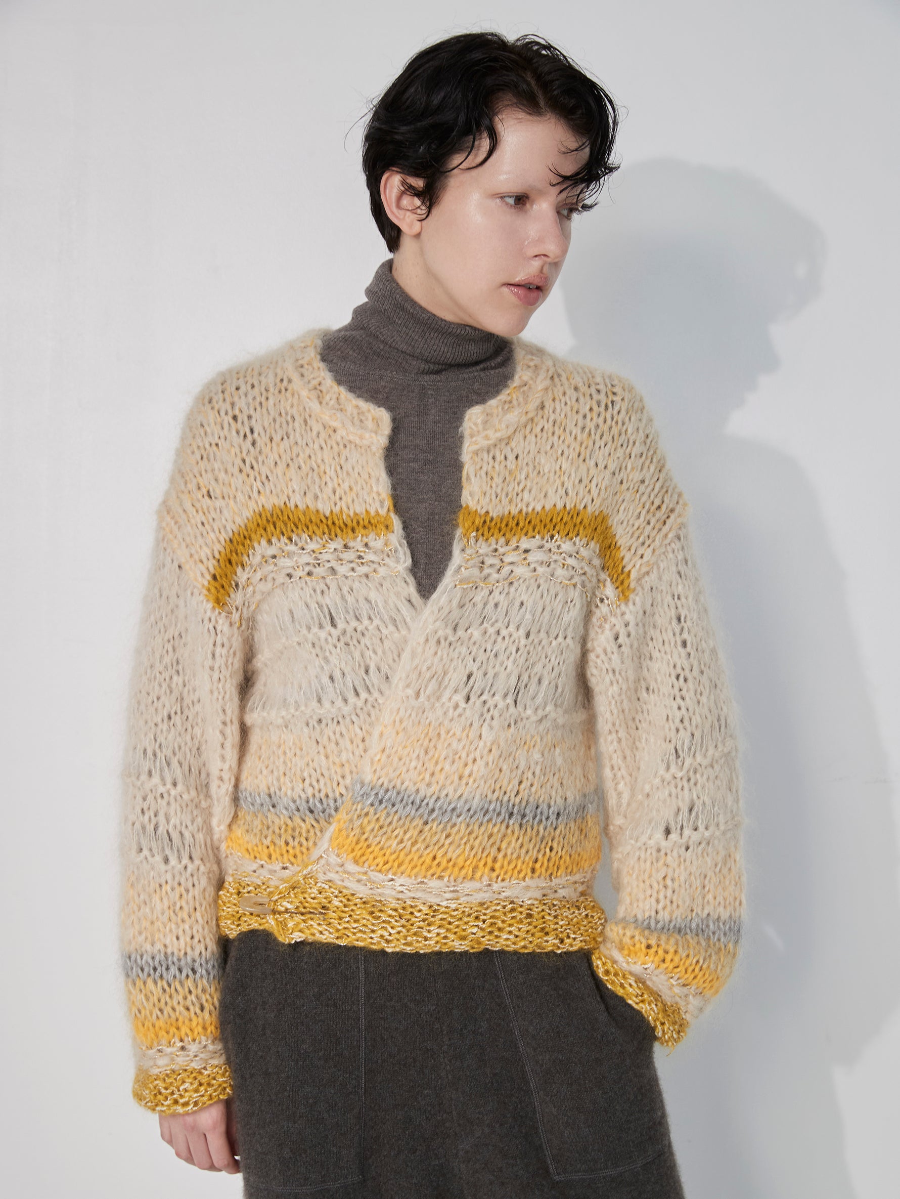 ハンドニットカーディガン/TBEA-512