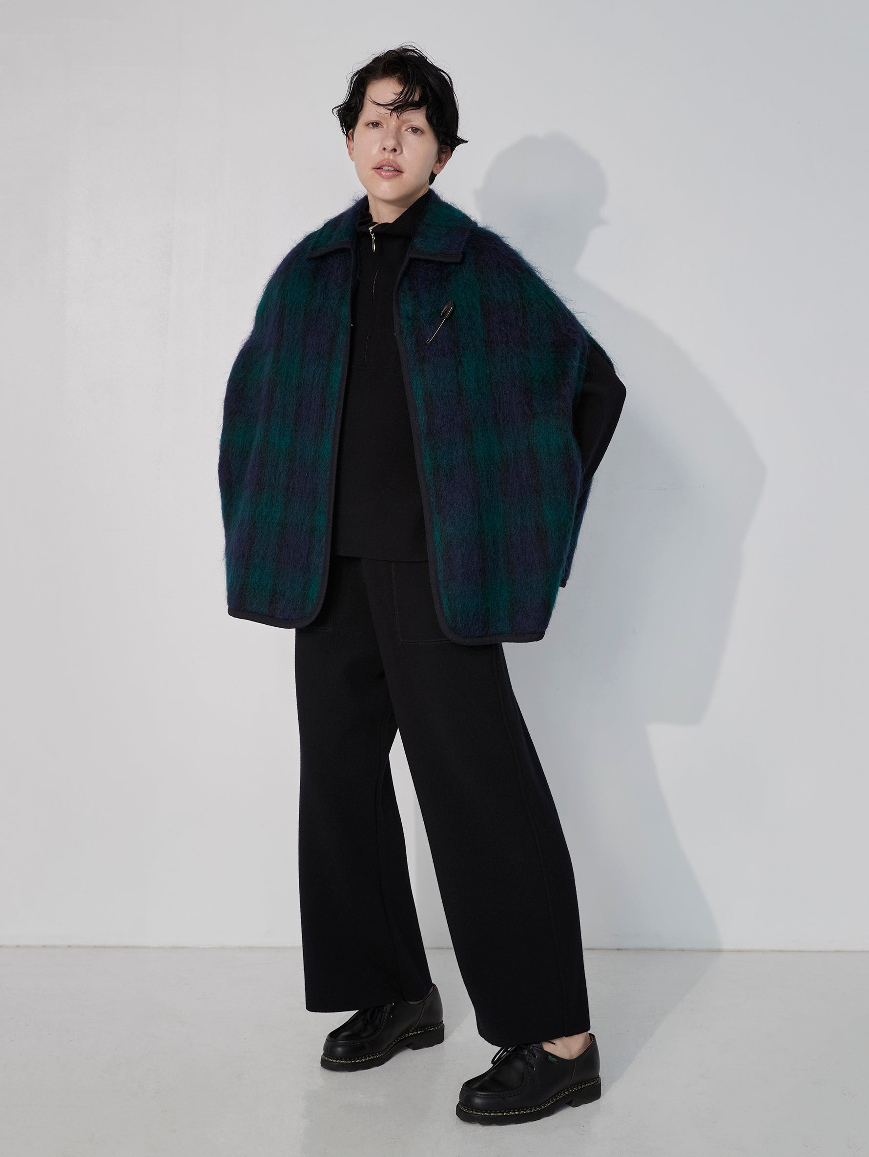 ミラノリブハーフジッププルオーバー/TBEA-321