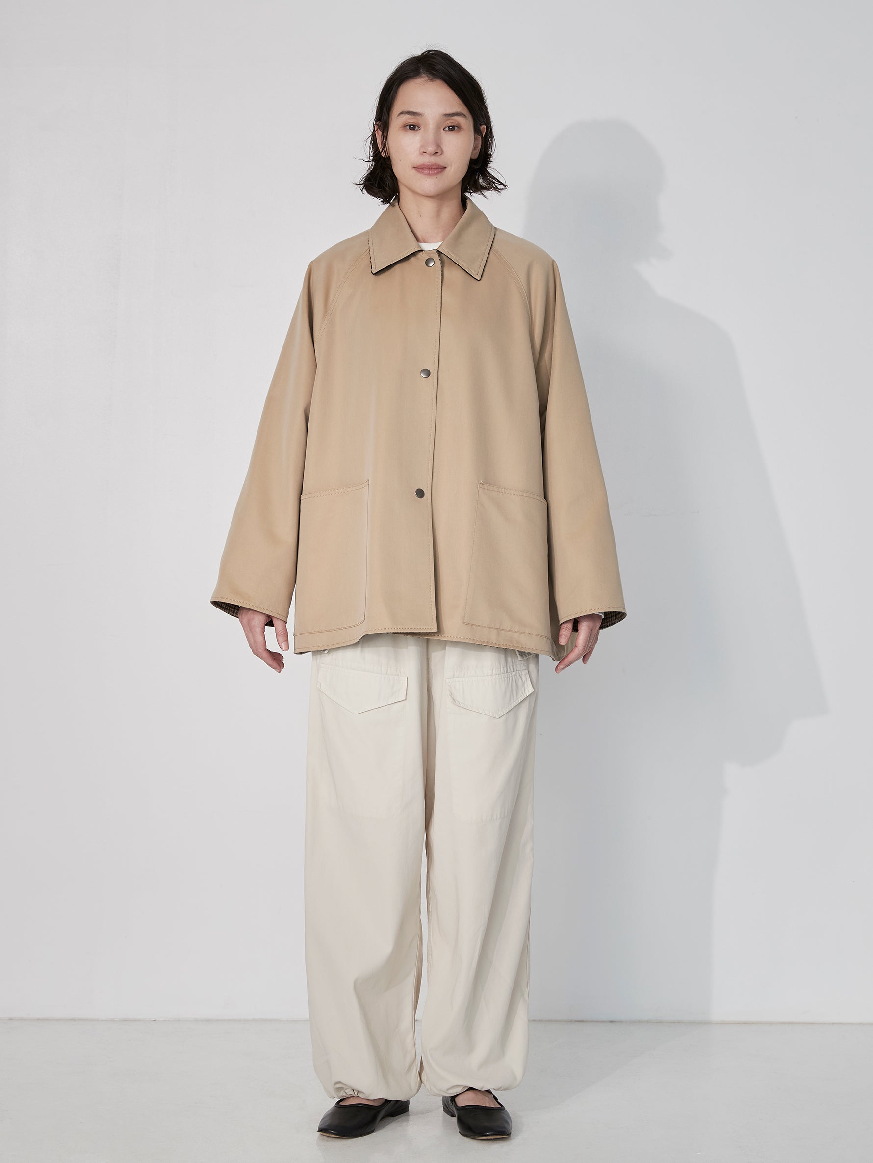 リバーシブルショートコート/TBEA-041