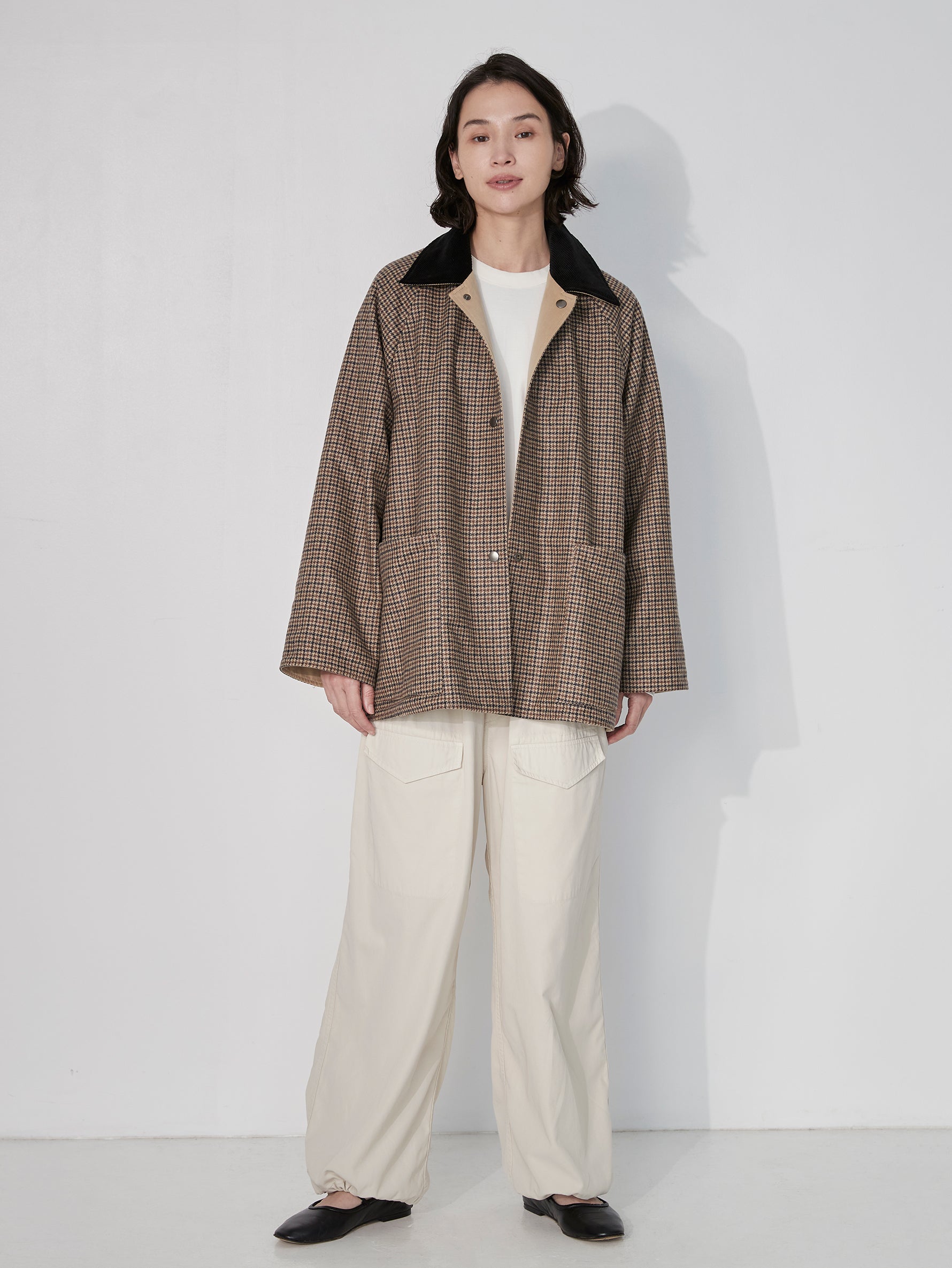 リバーシブルショートコート/TBEA-041