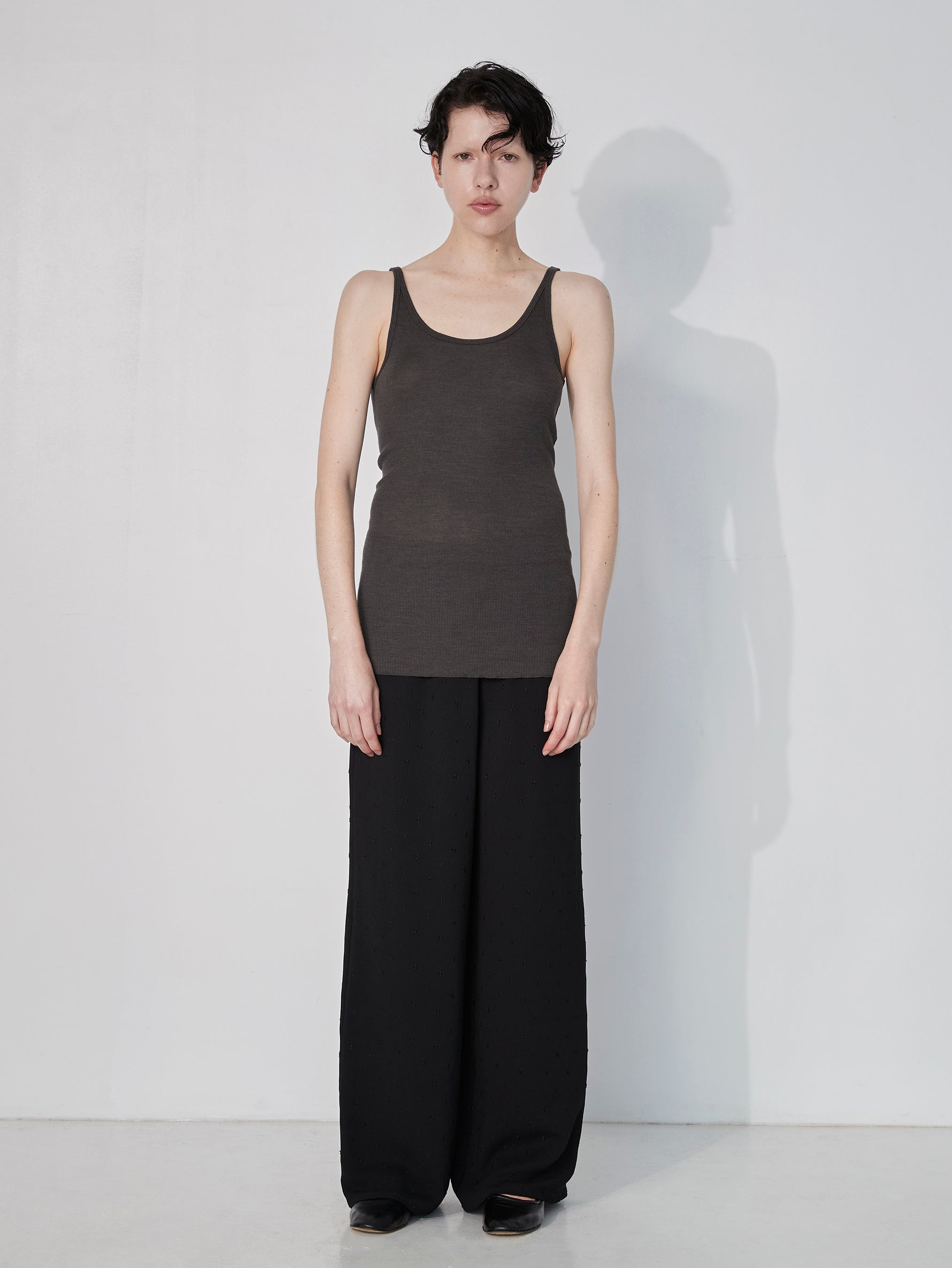 ウールシルク2wayタンクトップ/TBEA-291