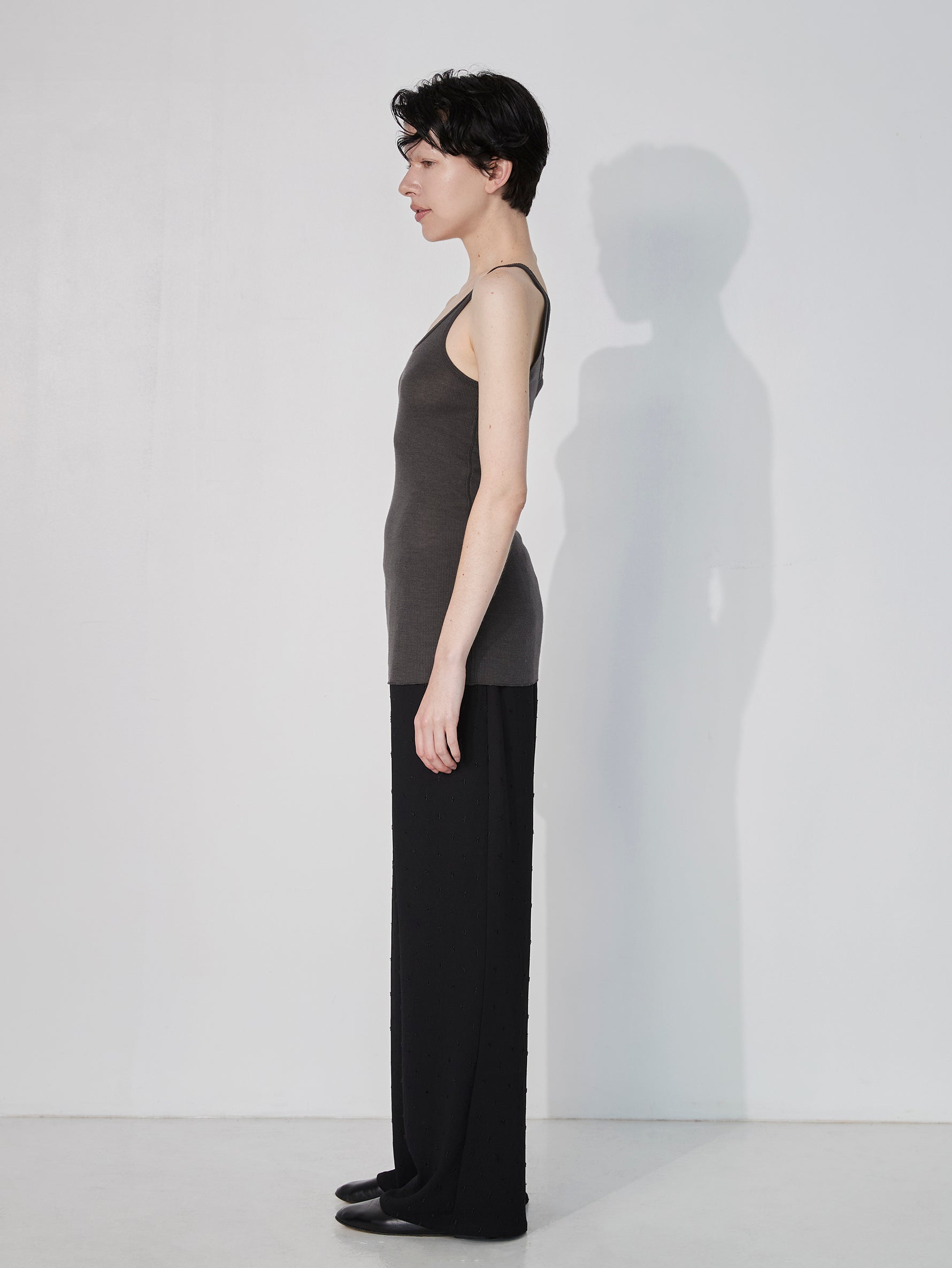 ウールシルク2wayタンクトップ/TBEA-291