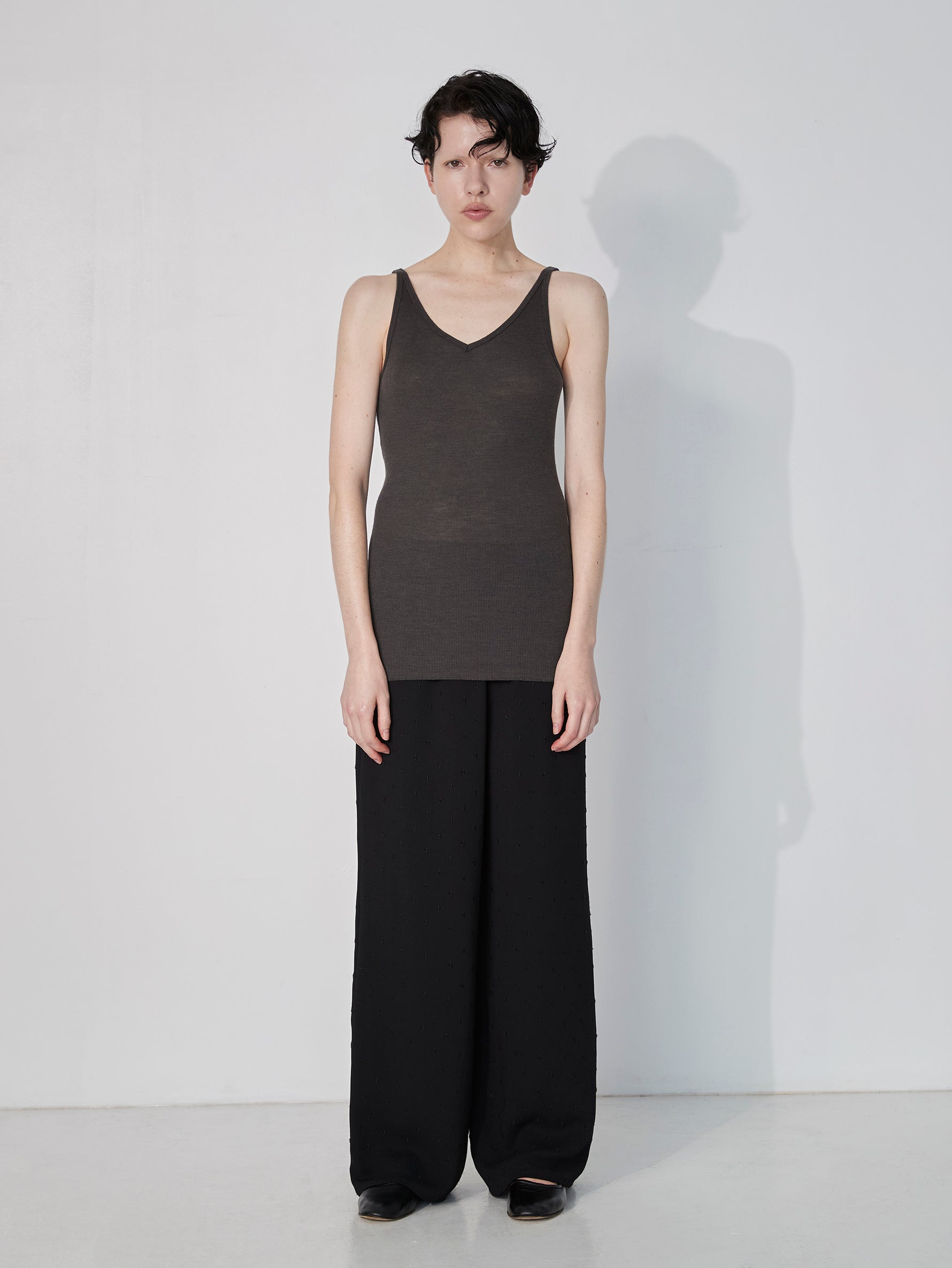 ウールシルク2wayタンクトップ/TBEA-291