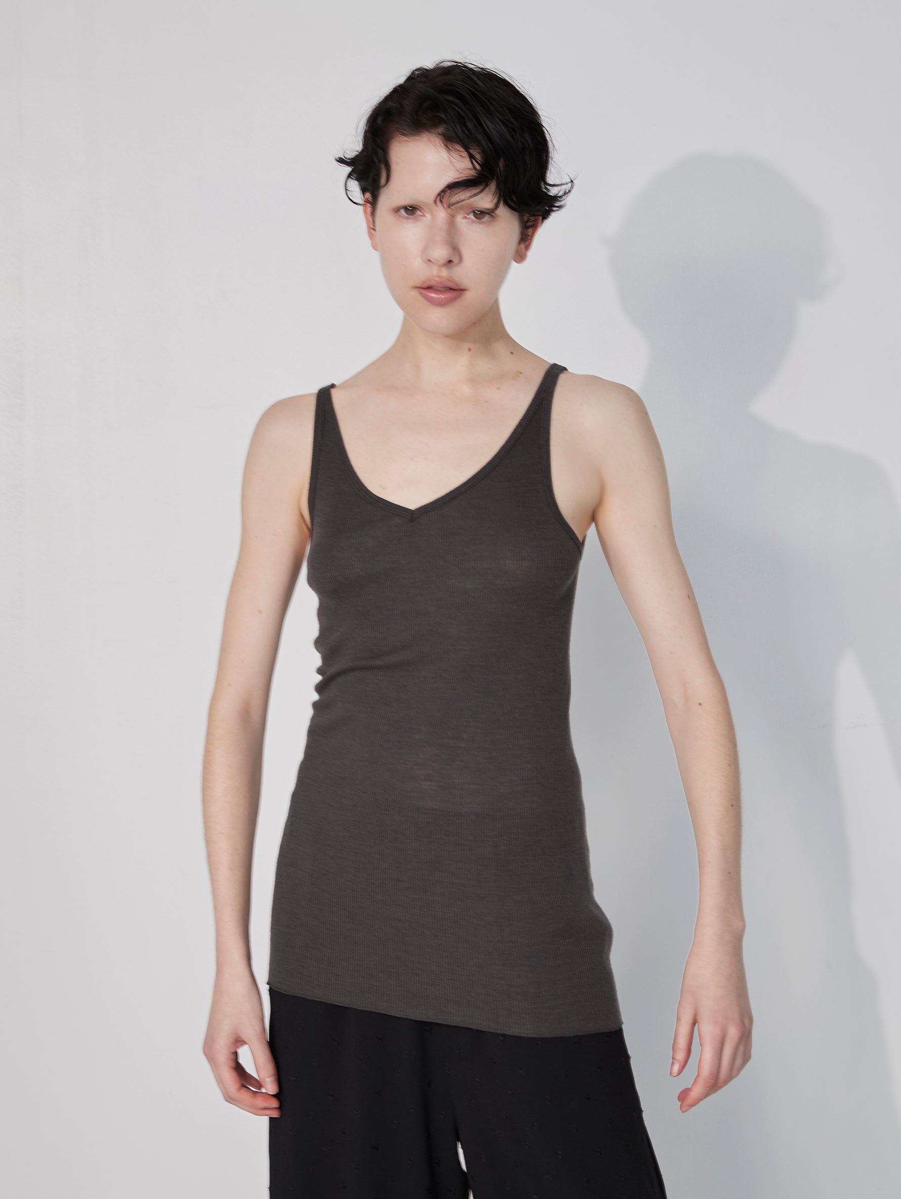ウールシルク2wayタンクトップ/TBEA-291