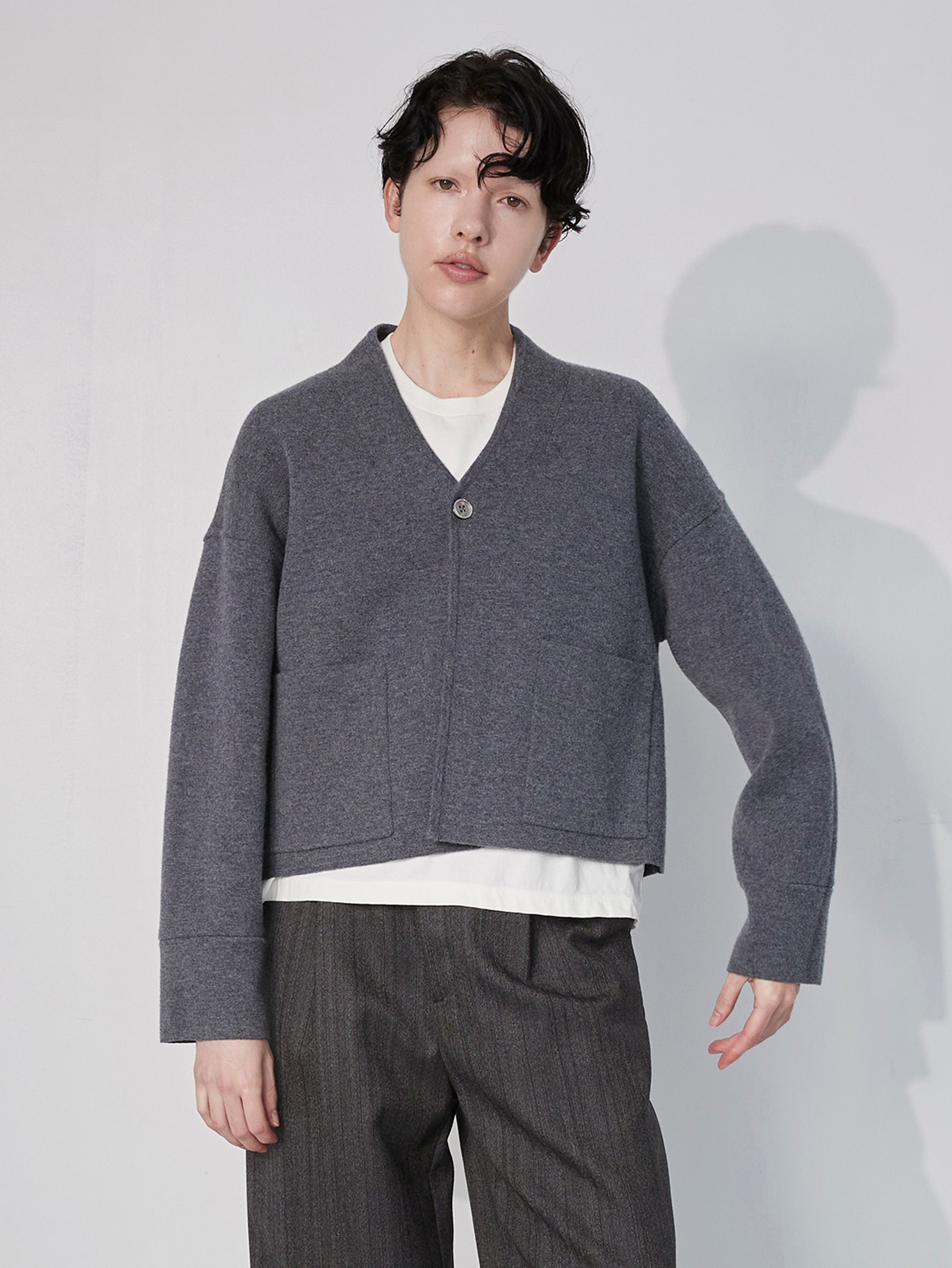 ミラノリブショートジャケット/TBEA-322