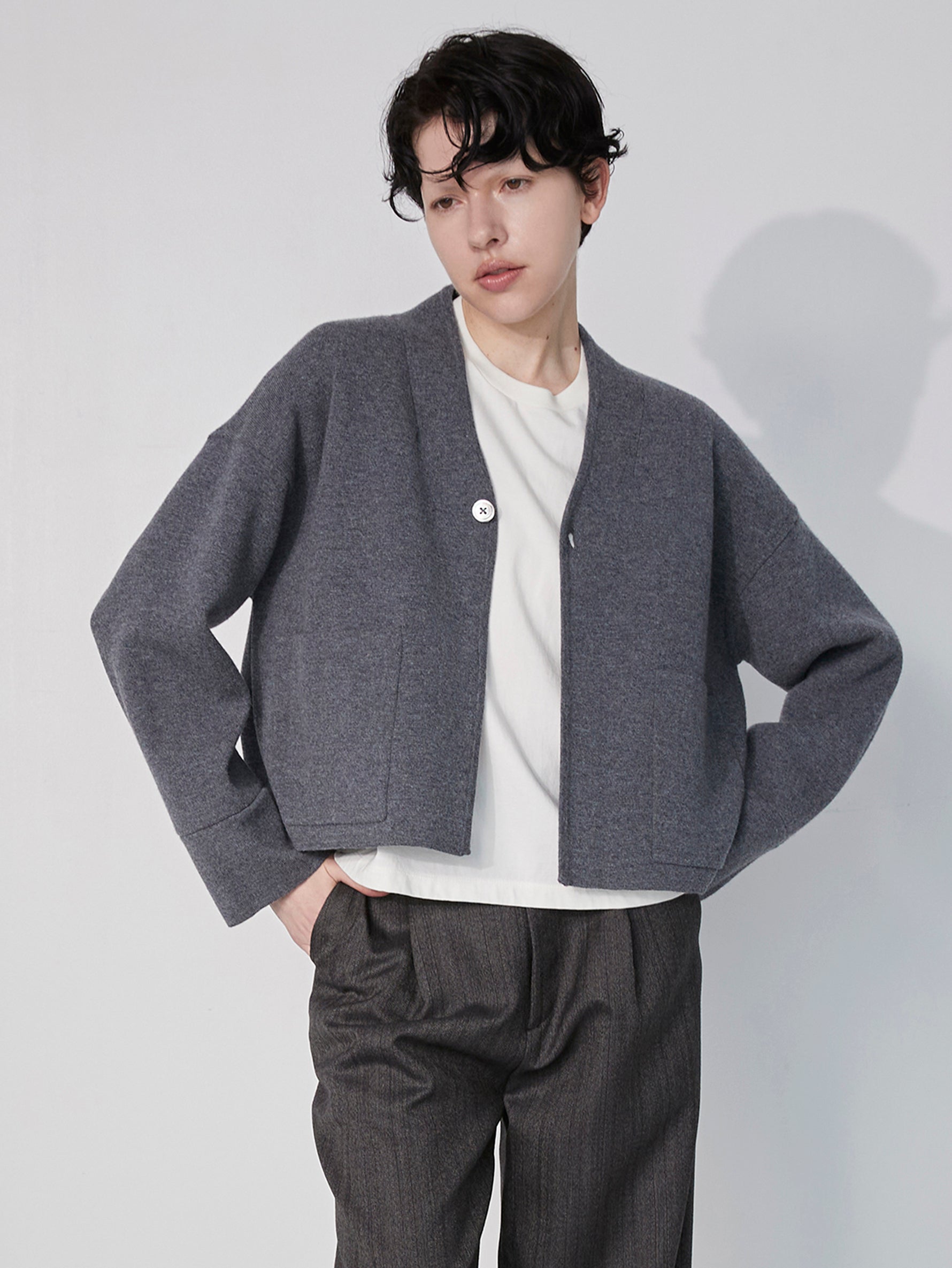 ミラノリブショートジャケット/TBEA-322