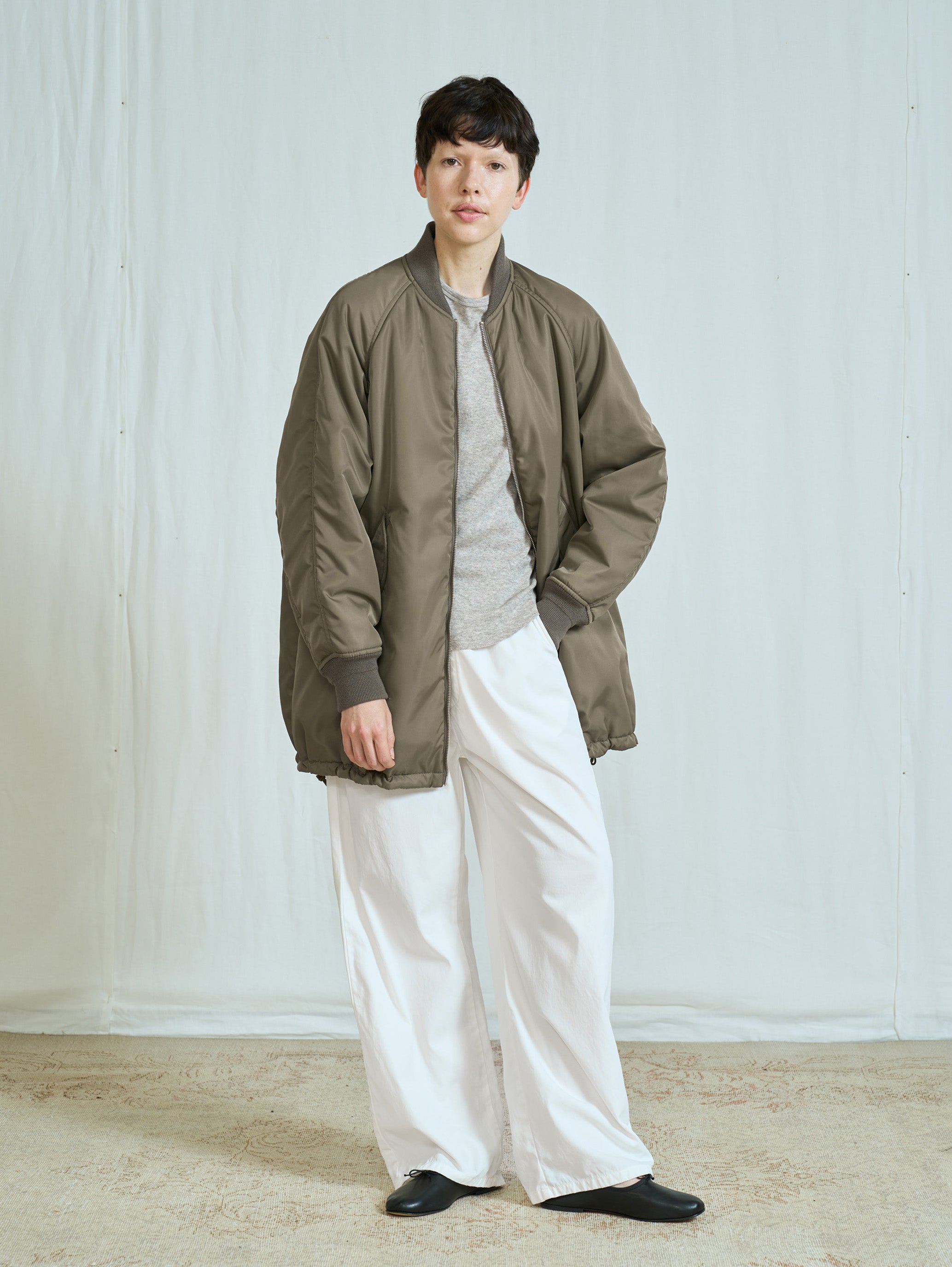 【予約商品】コットンギャバワイドパンツ TBFA-141