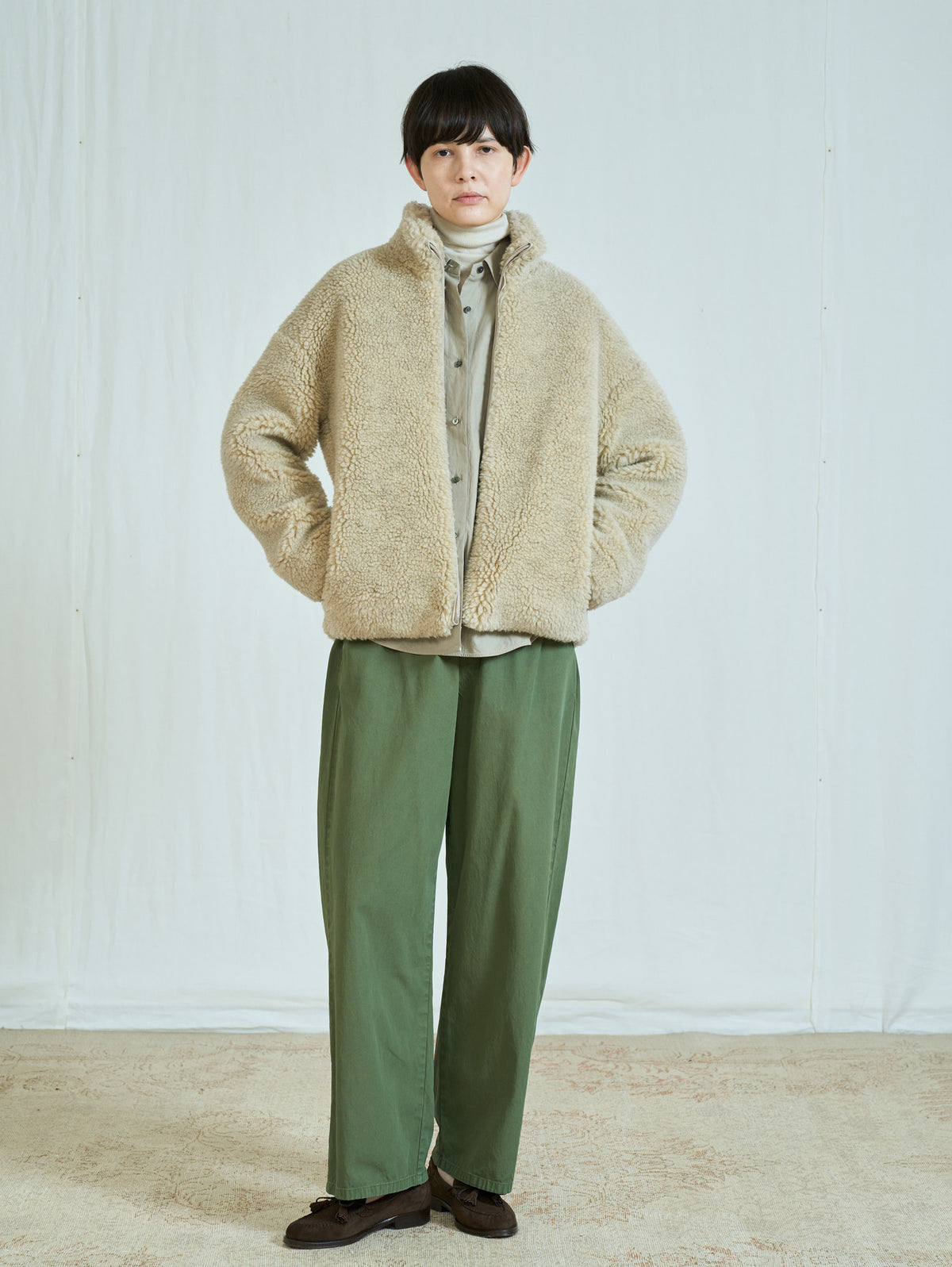 WOOLファーブルゾン TBFA-082