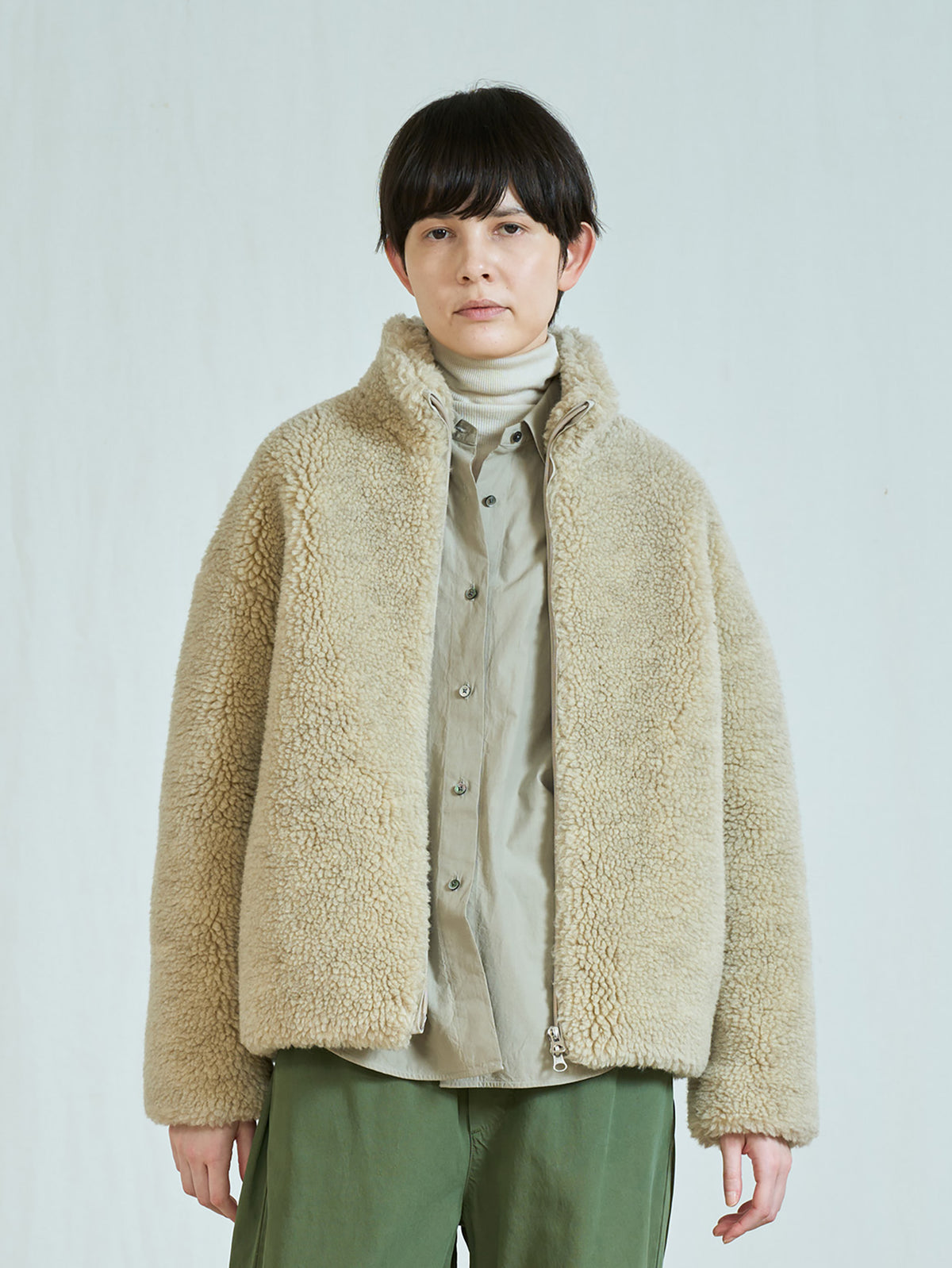 WOOLファーブルゾン TBFA-082