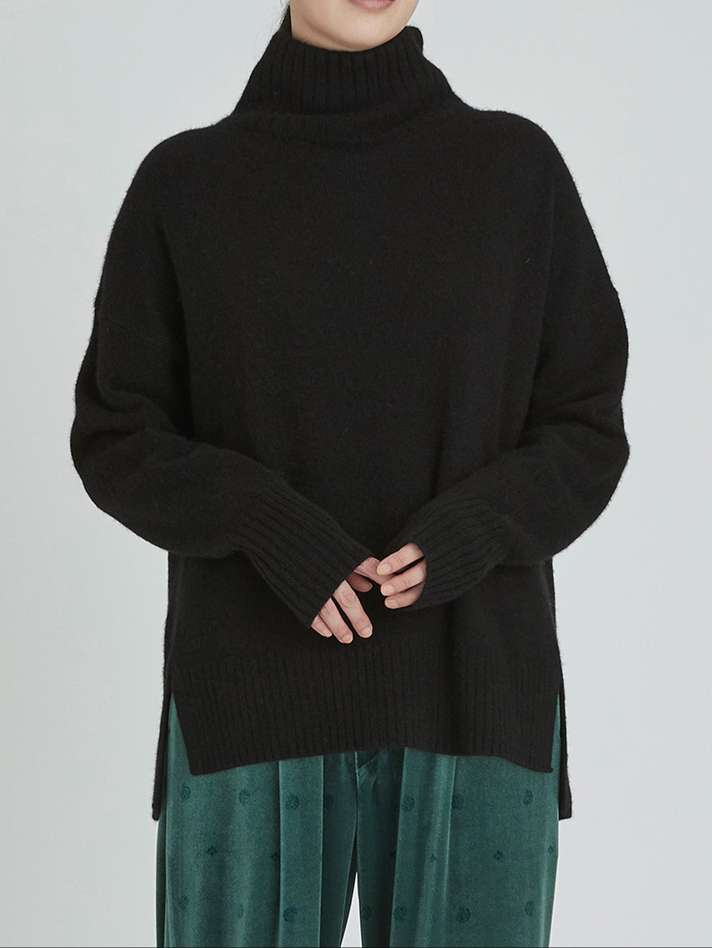 ヤクタートルネックプルオーバー/TBCA-402