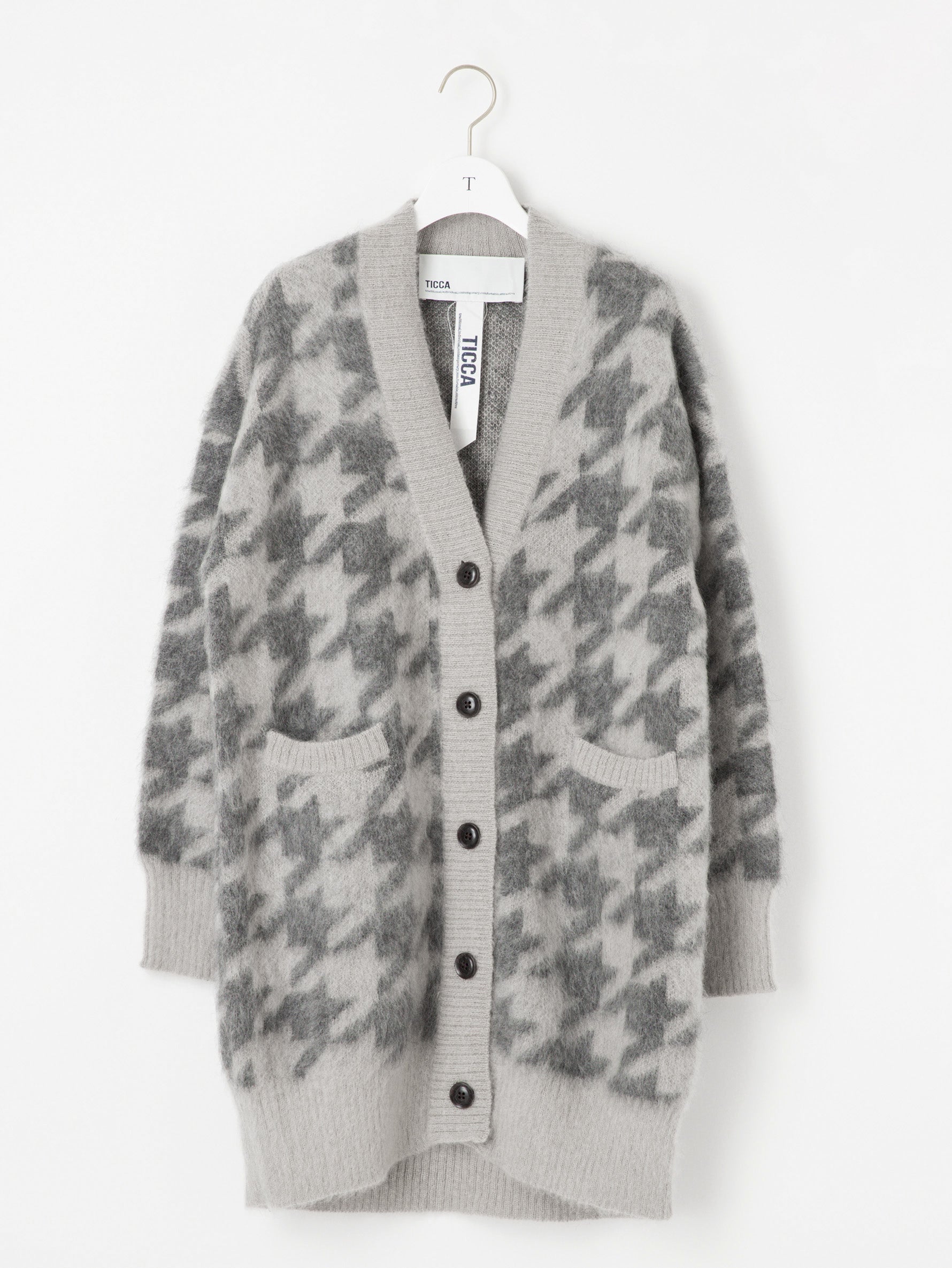 モヘヤジャガードカーディガン/TBCA-451