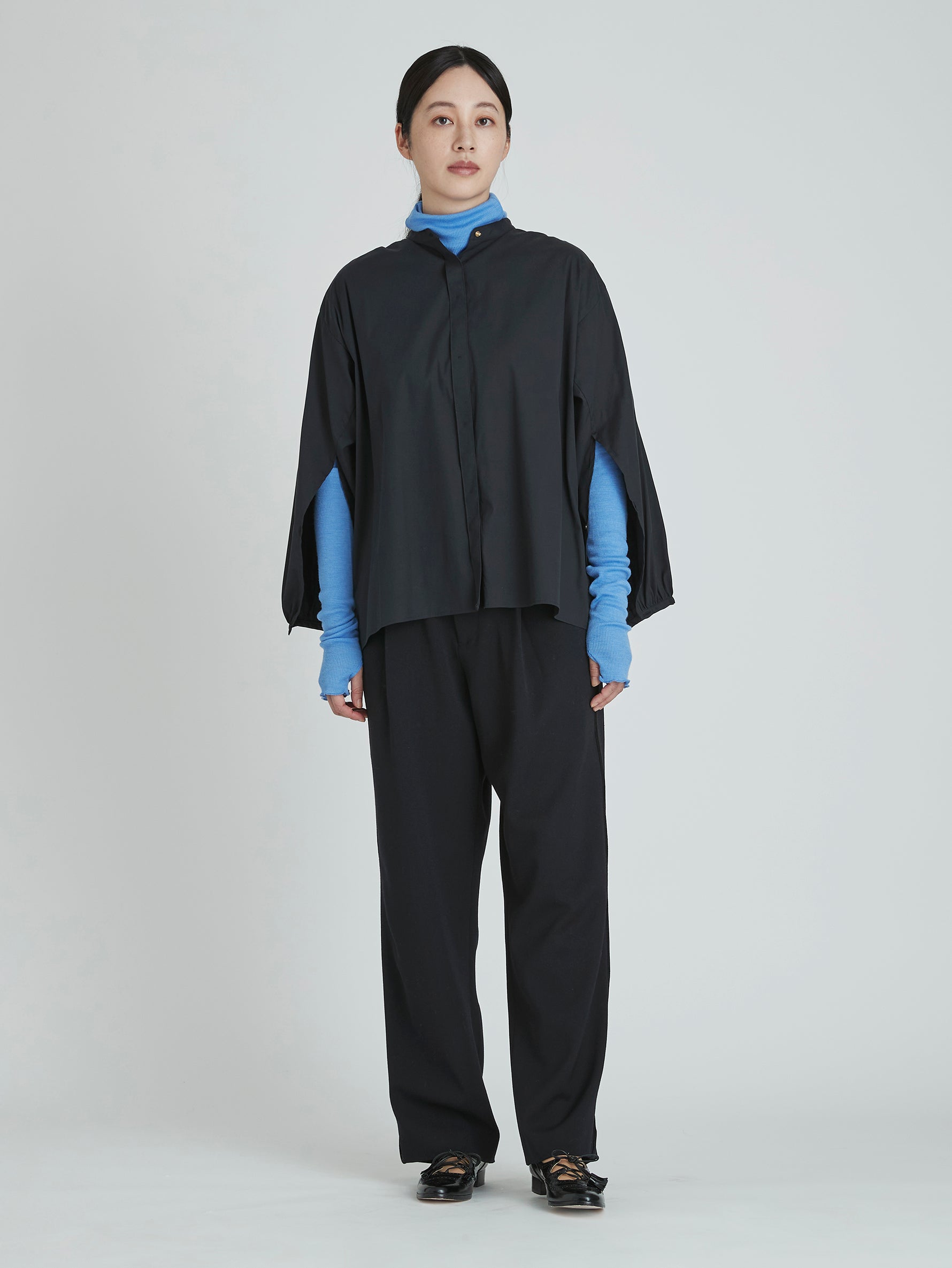 ギャザーパフスリーブブラウス/TBCA-121