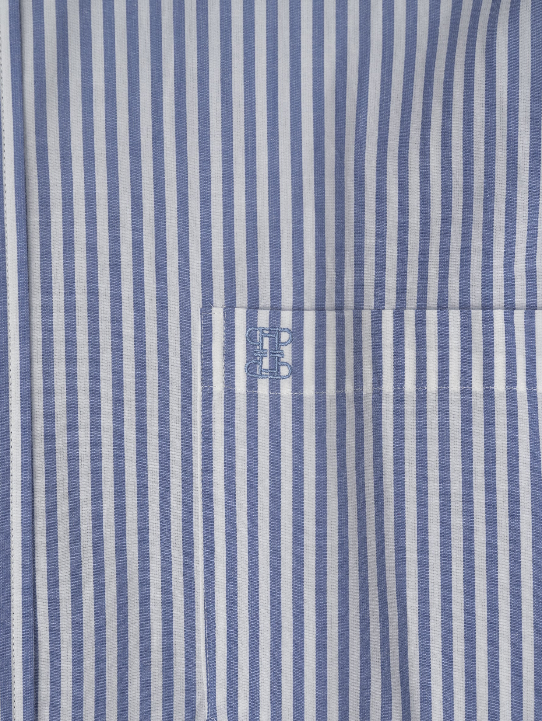 ハーブノーカラー半袖シャツワンピース/TBES-025