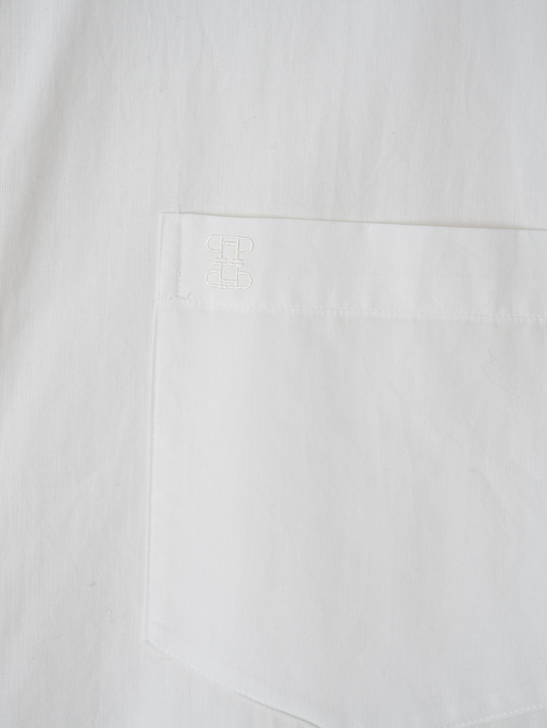 ハーブノーカラー半袖シャツワンピース/TBES-025