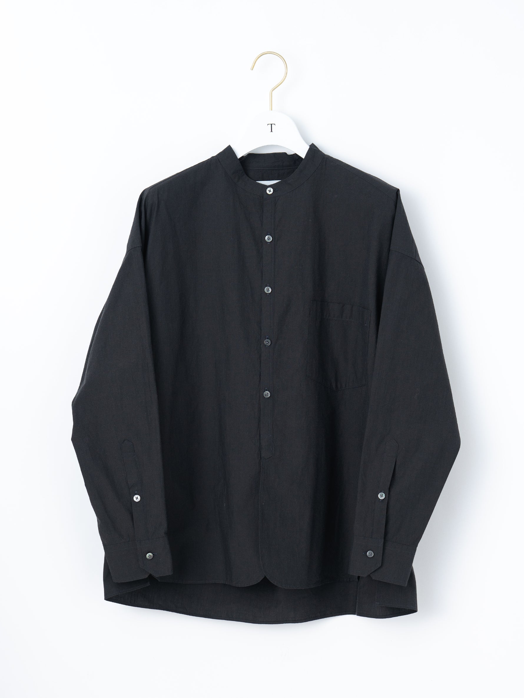 【予約商品】ノーカラーシャツ TBFA-111