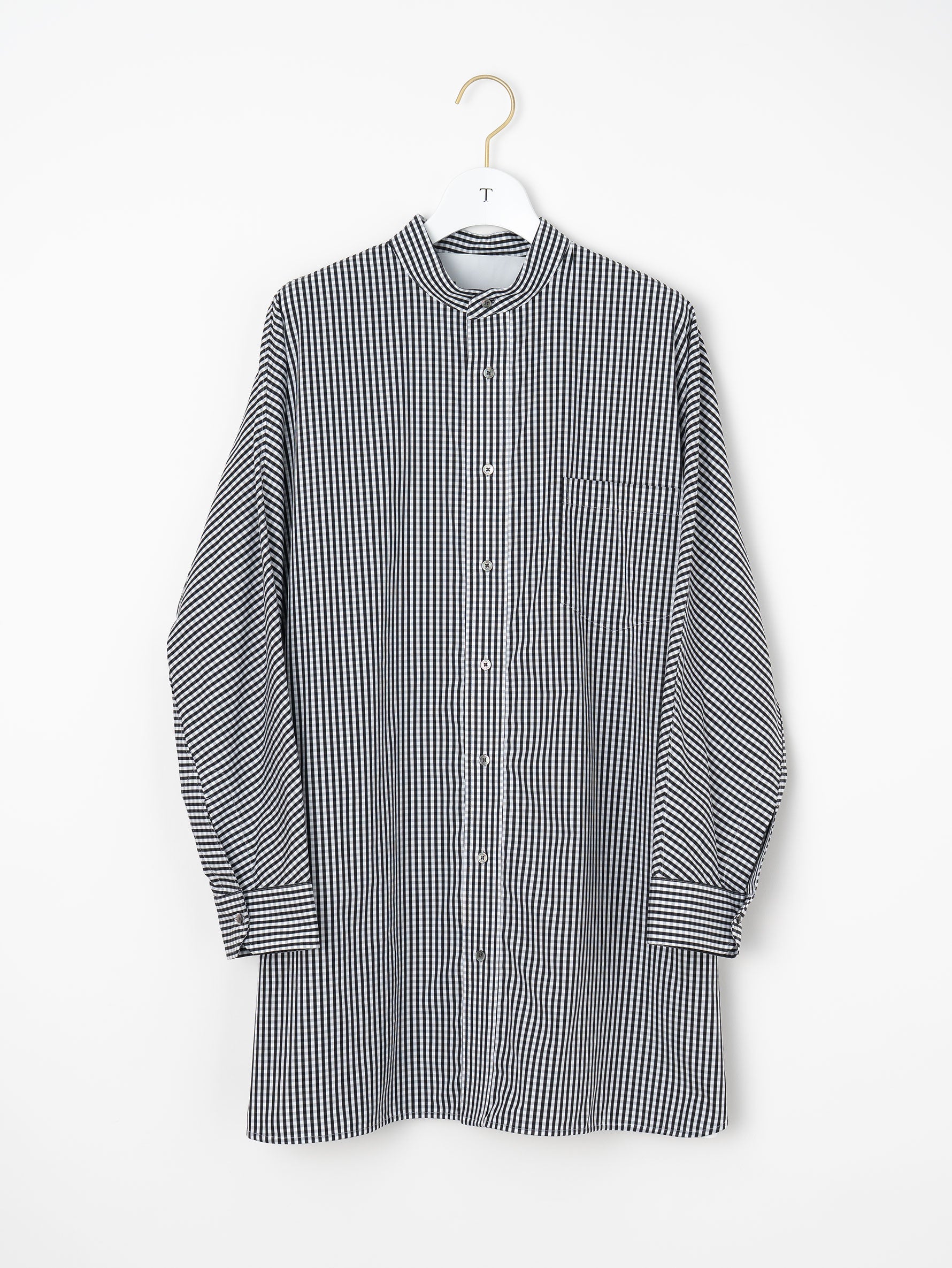 【予約商品】ノーカラーテントシャツ TBFS-005