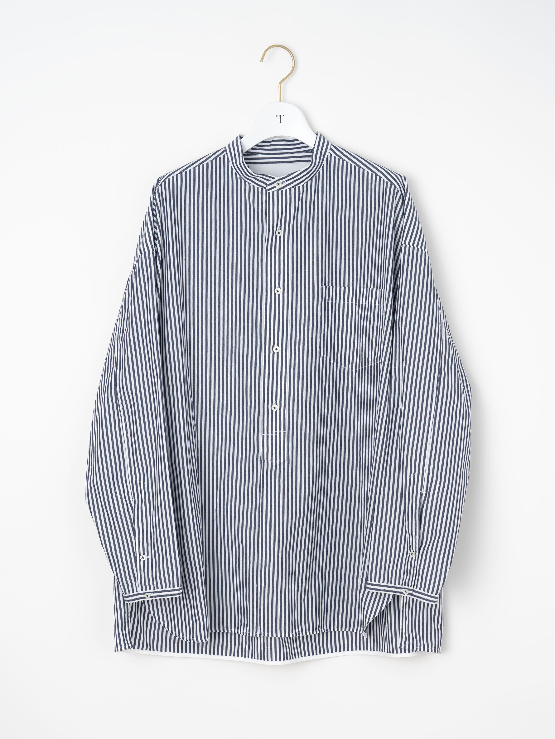 ノーカラースクエアビッグシャツuni TBFS-013