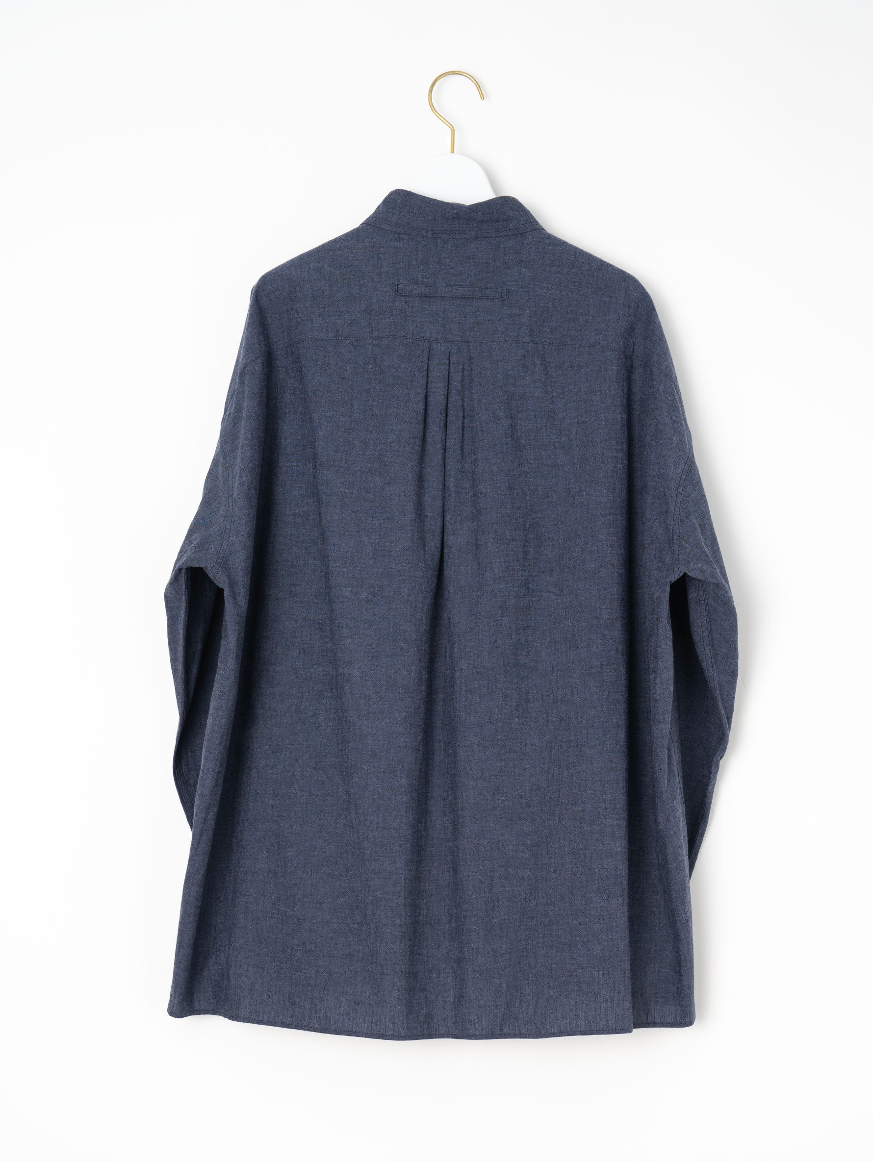 【予約商品】ニアデニムWポケットスクエアビッグシャツuni TBFS-022