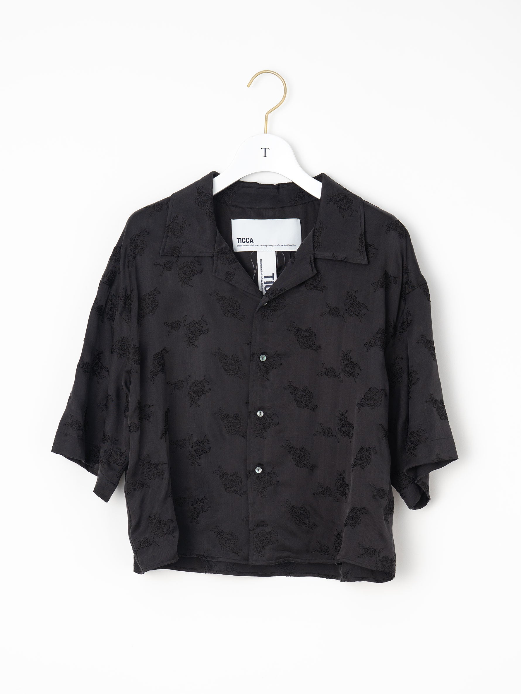 キュプラローズエンブロイダリーシャツ TBFS-102