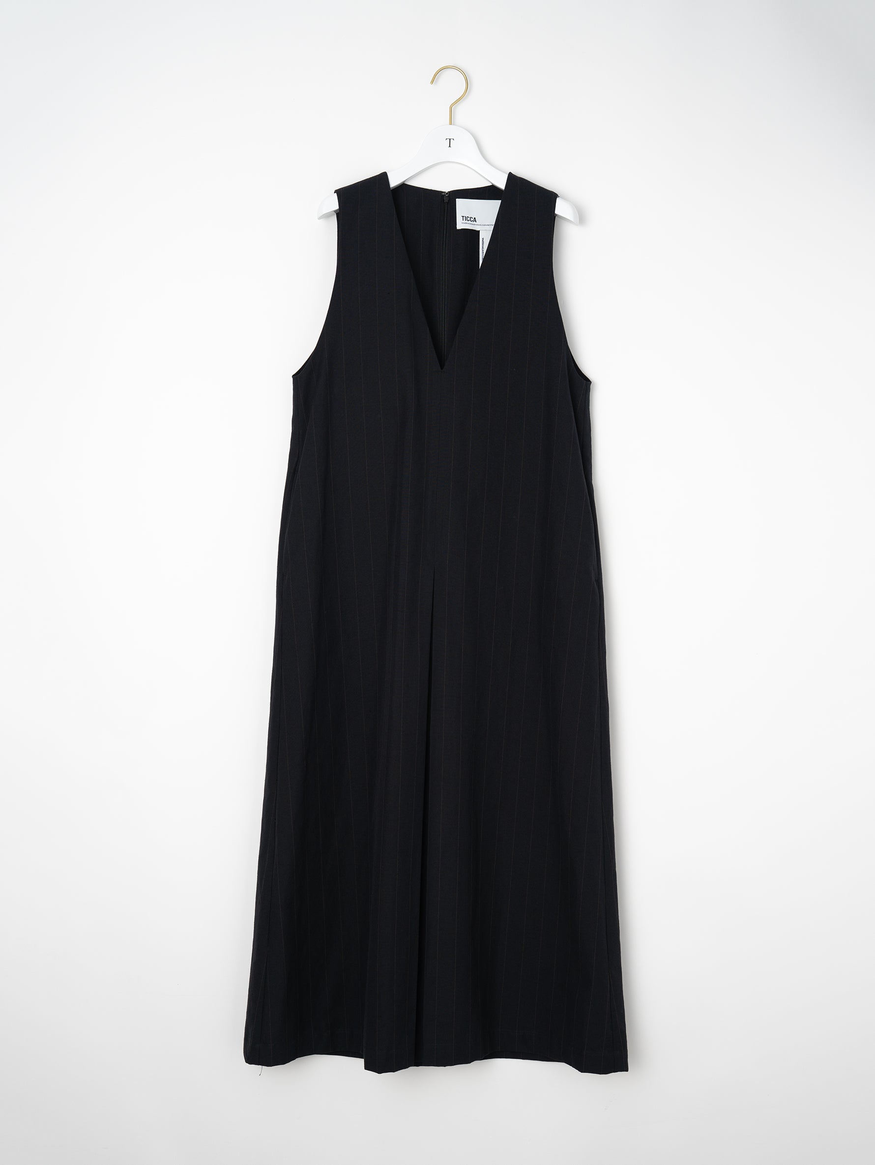 コットンシルクラミーノースリーブワンピース TBFS-144