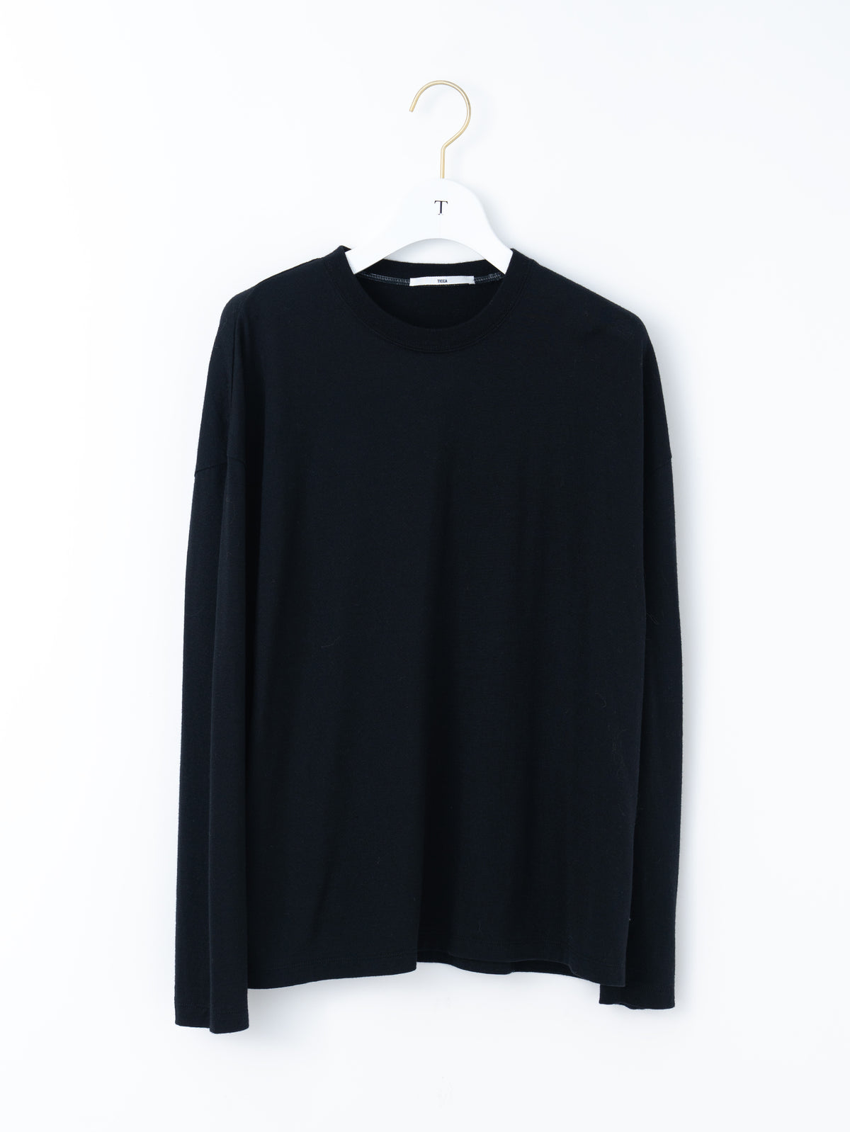 ウォッシャブルウールロングTシャツ TBFA-252