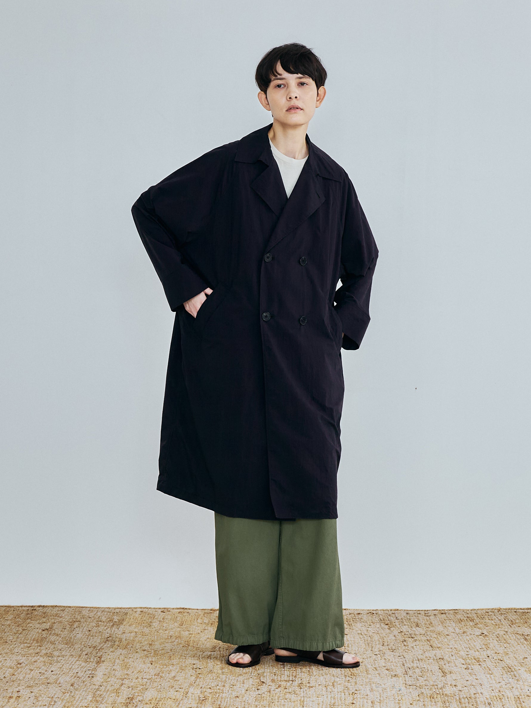 ナイロンテントトレンチコート TBFS-171