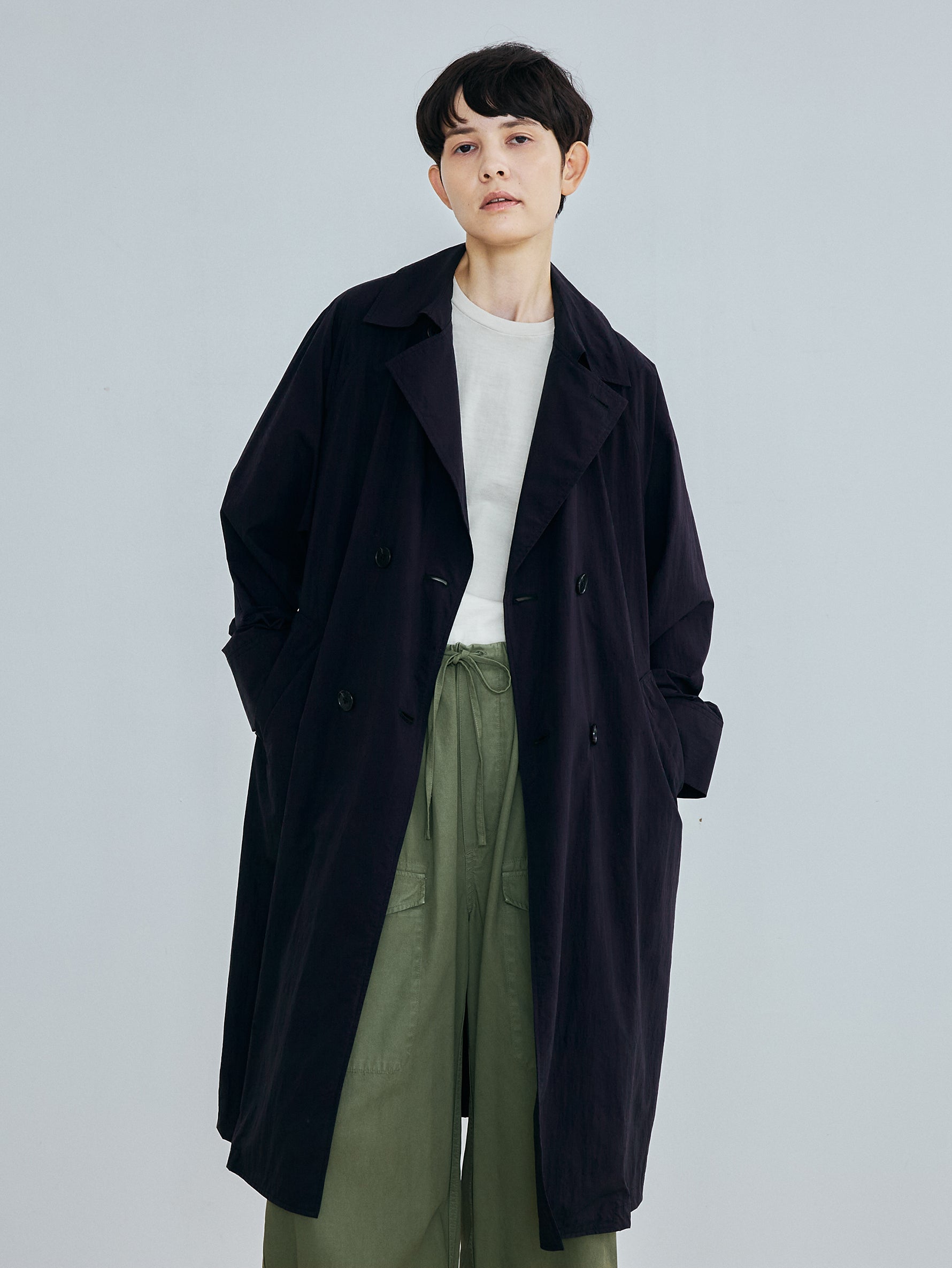 ナイロンテントトレンチコート TBFS-171