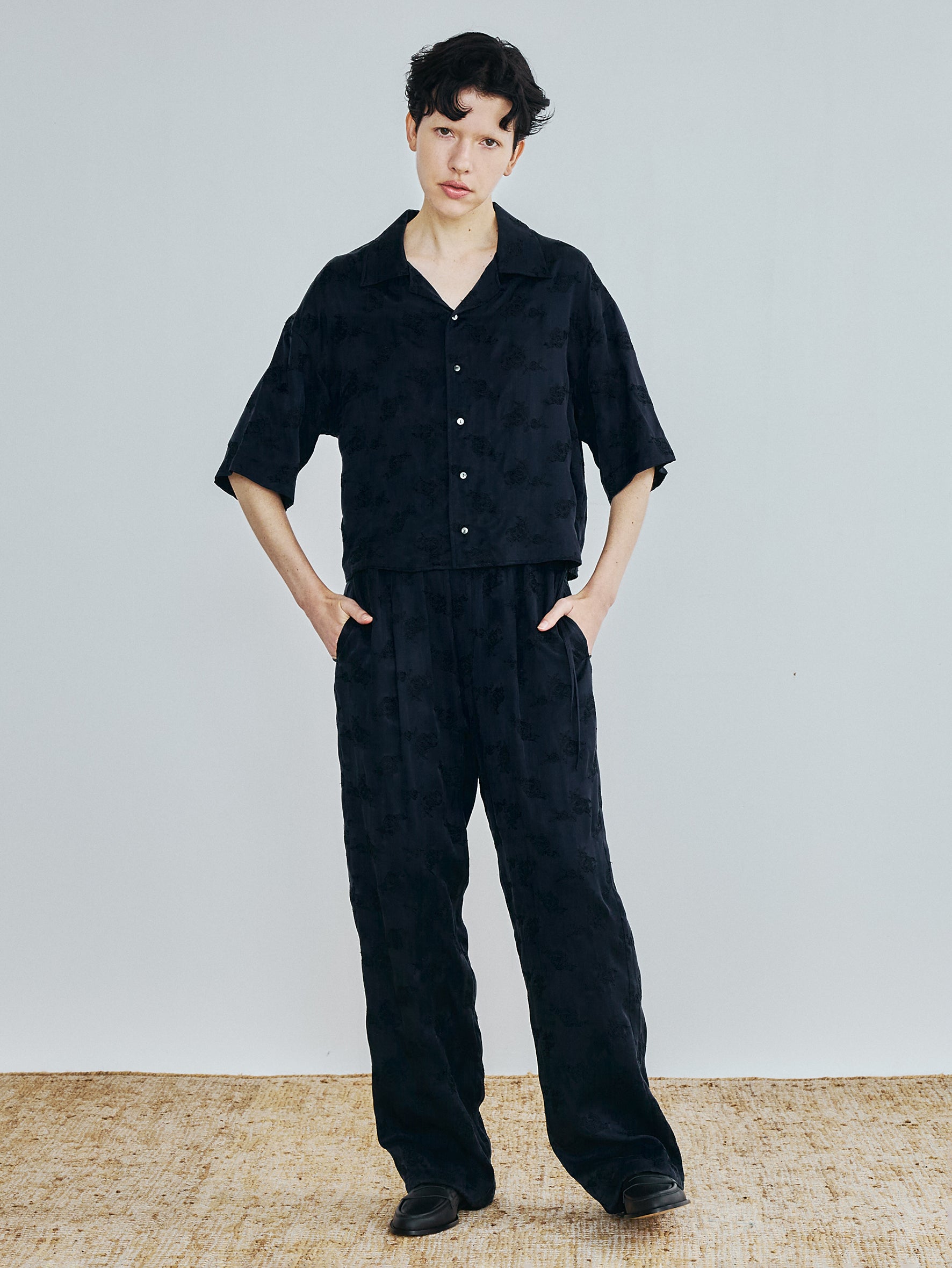 キュプラローズエンブロイダリーパンツ TBFS-103