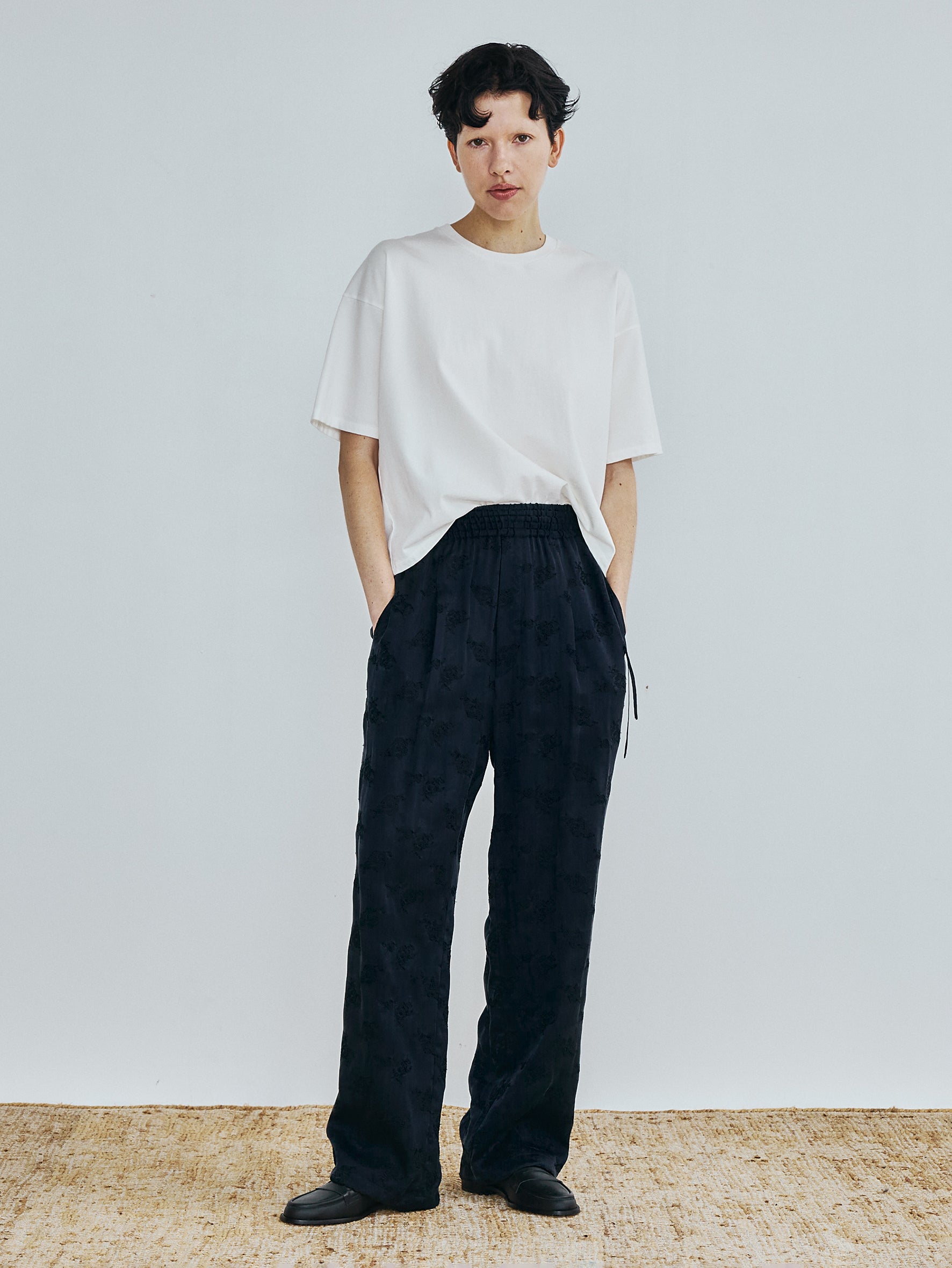 キュプラローズエンブロイダリーパンツ TBFS-103